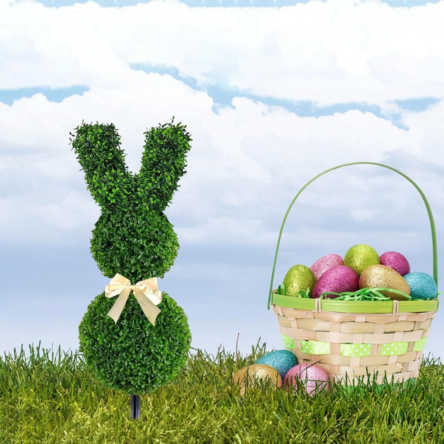 🔥Easter Hot Sale 49% OFF🌳🐇Artisan-Crafted Bunny Topiary Trees💥