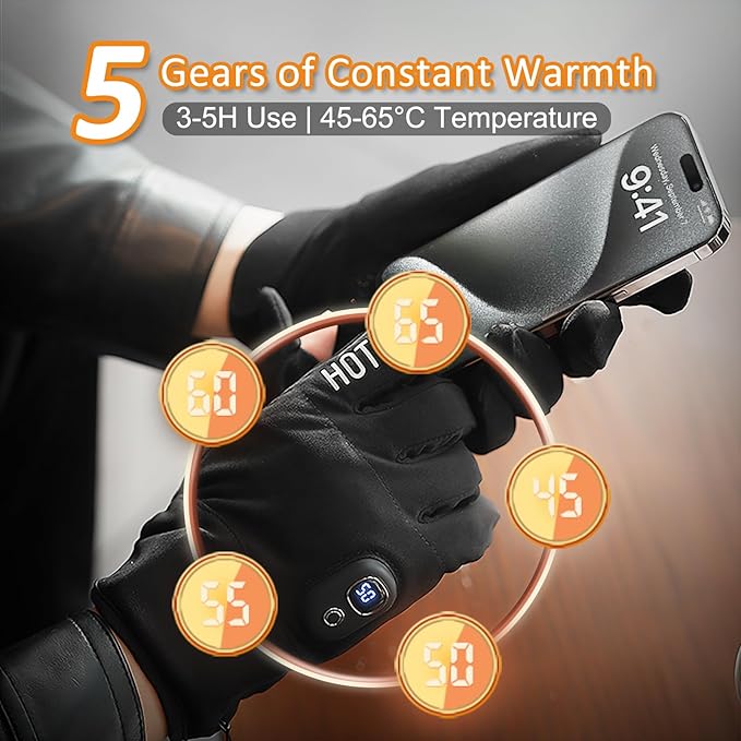 🧤 Warmth Without the Bulk—Smart Heated Gloves for Effortless Winter Comfort