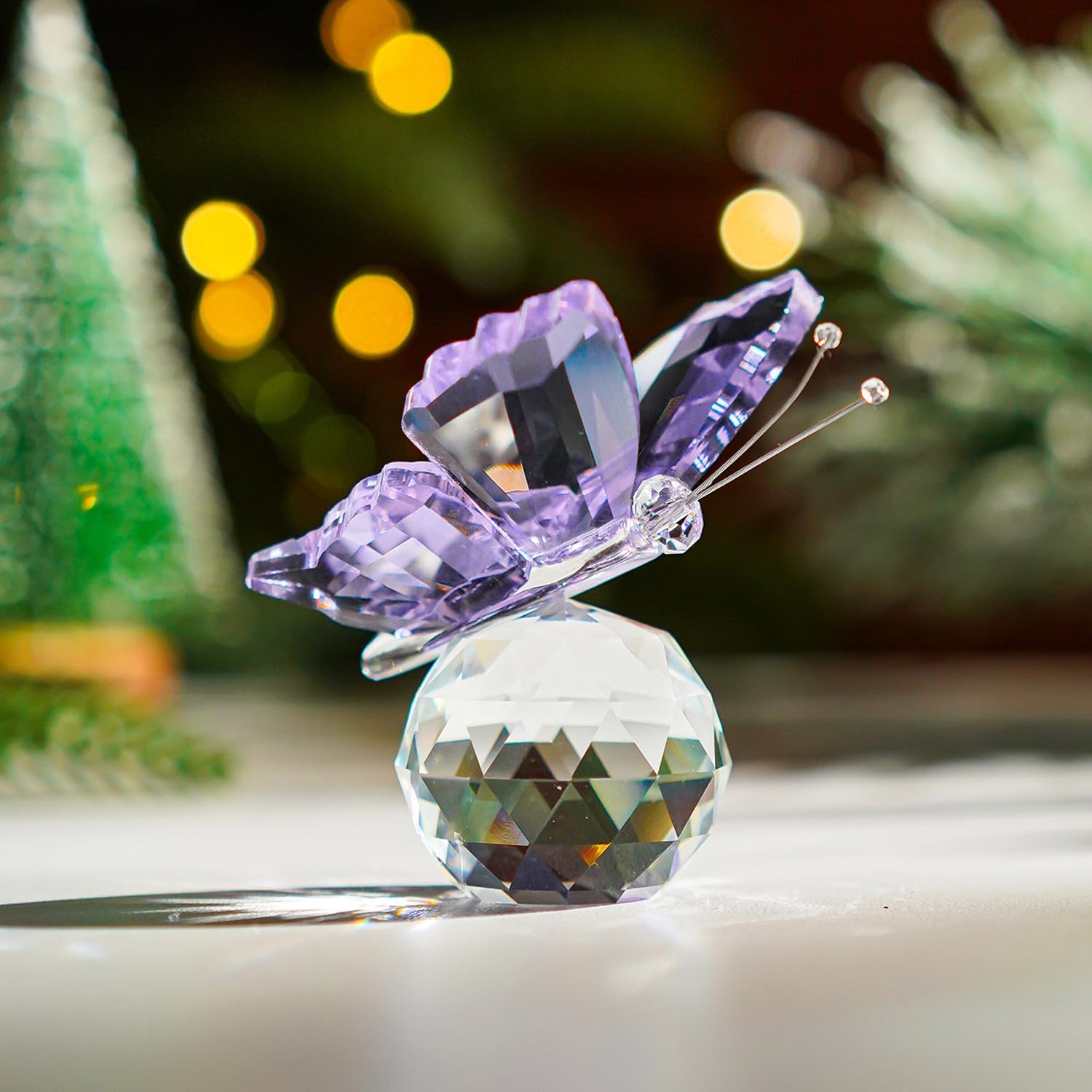 Crystal Flying Butterfly Decor 