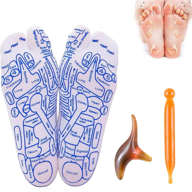 Reflexology Map Sock