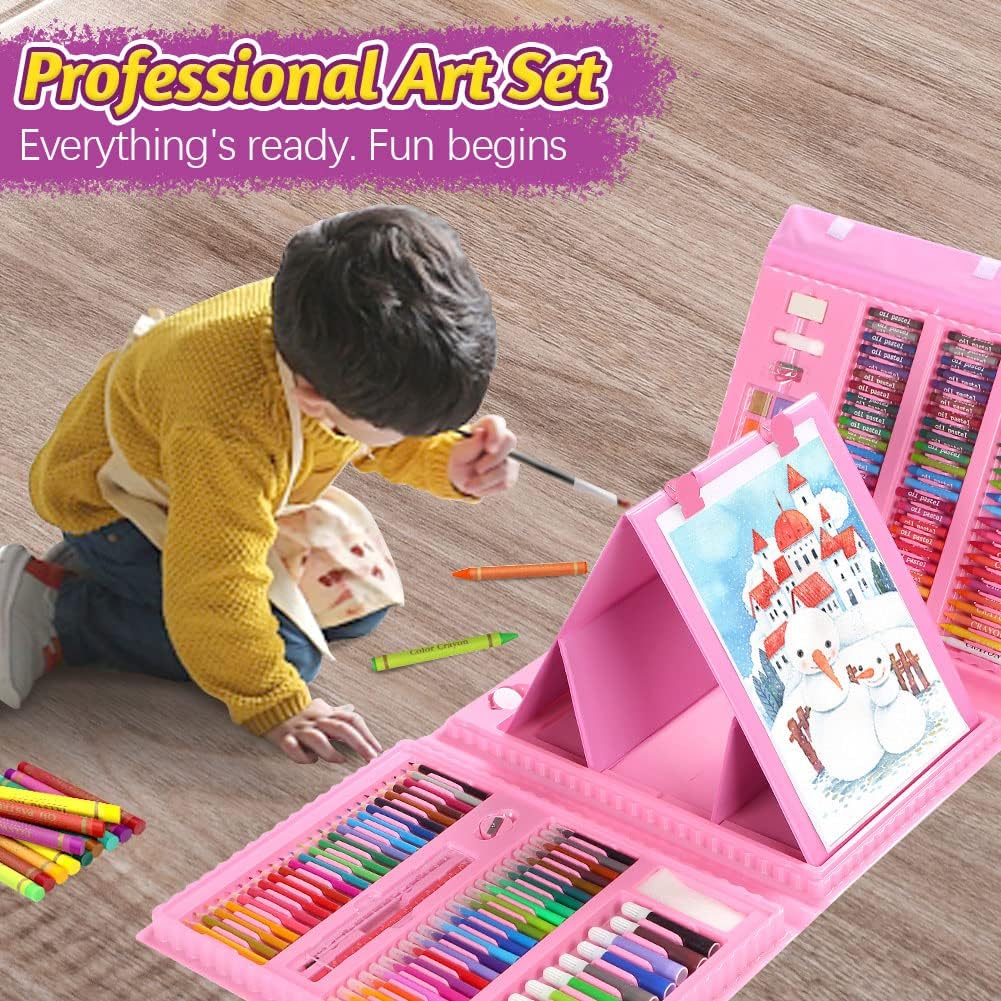 Deluxe 6-In-1 Art Creativity Set