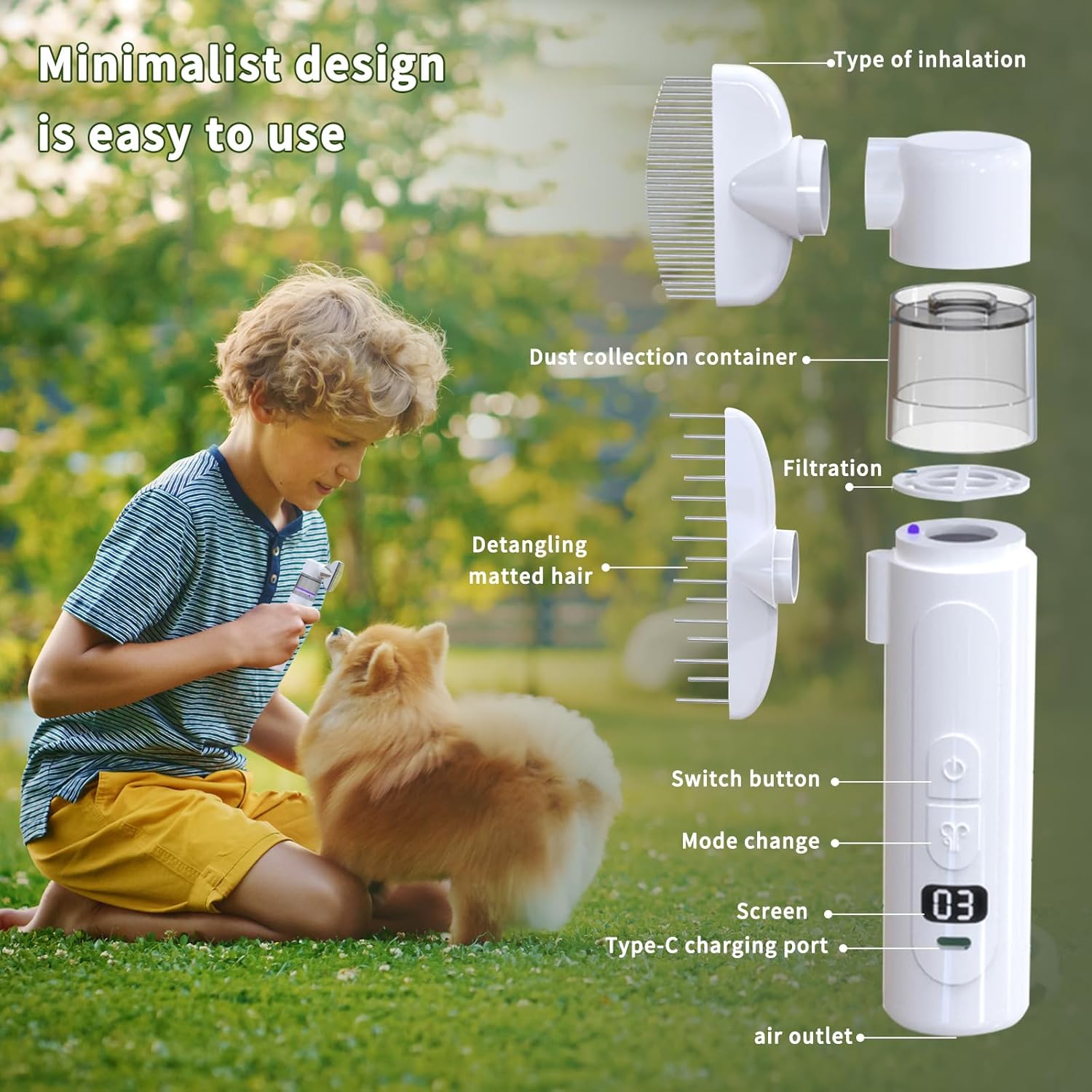 Petsume™ Wireless Electric Lice & Flea Comb