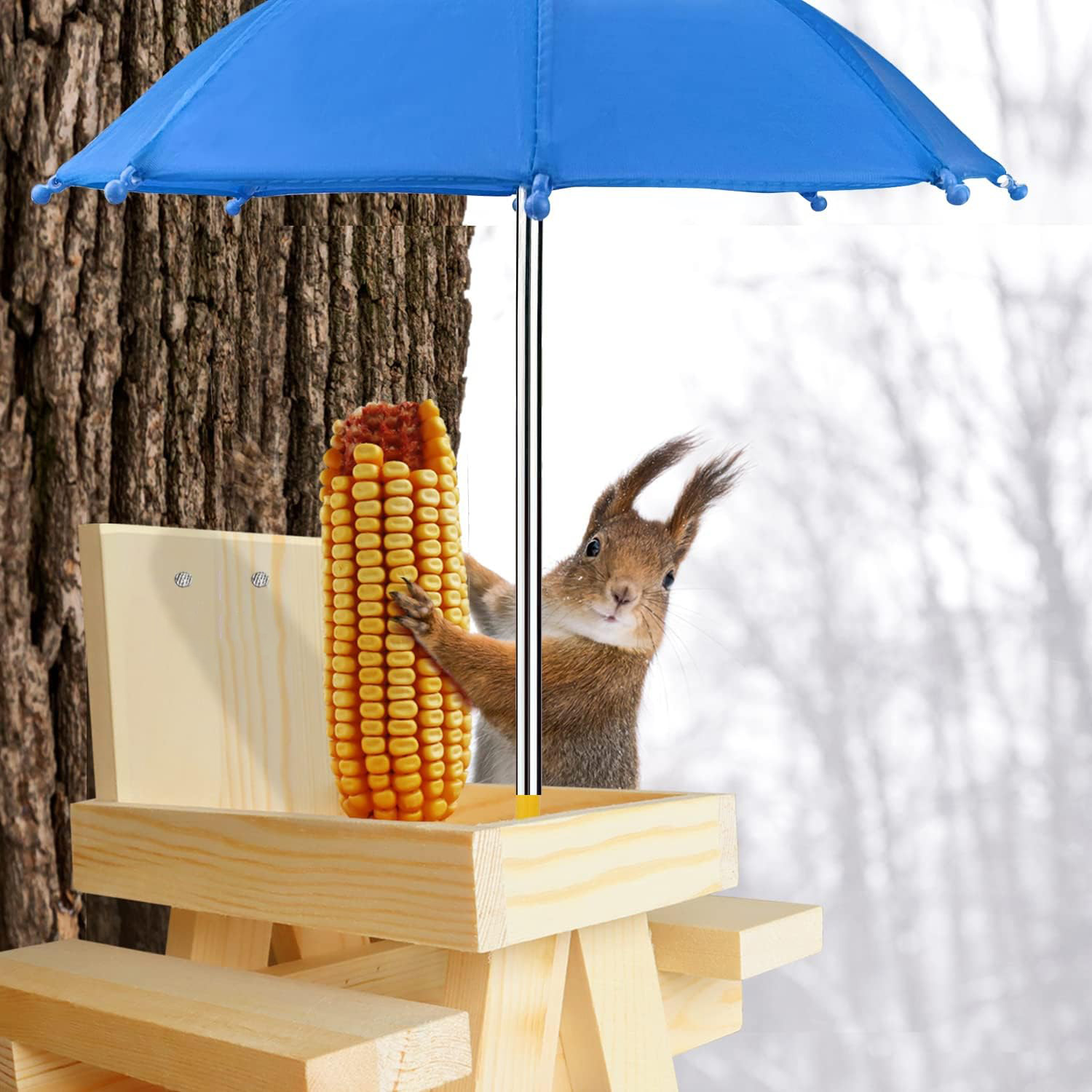 Squirrel Feeder Picnic Table