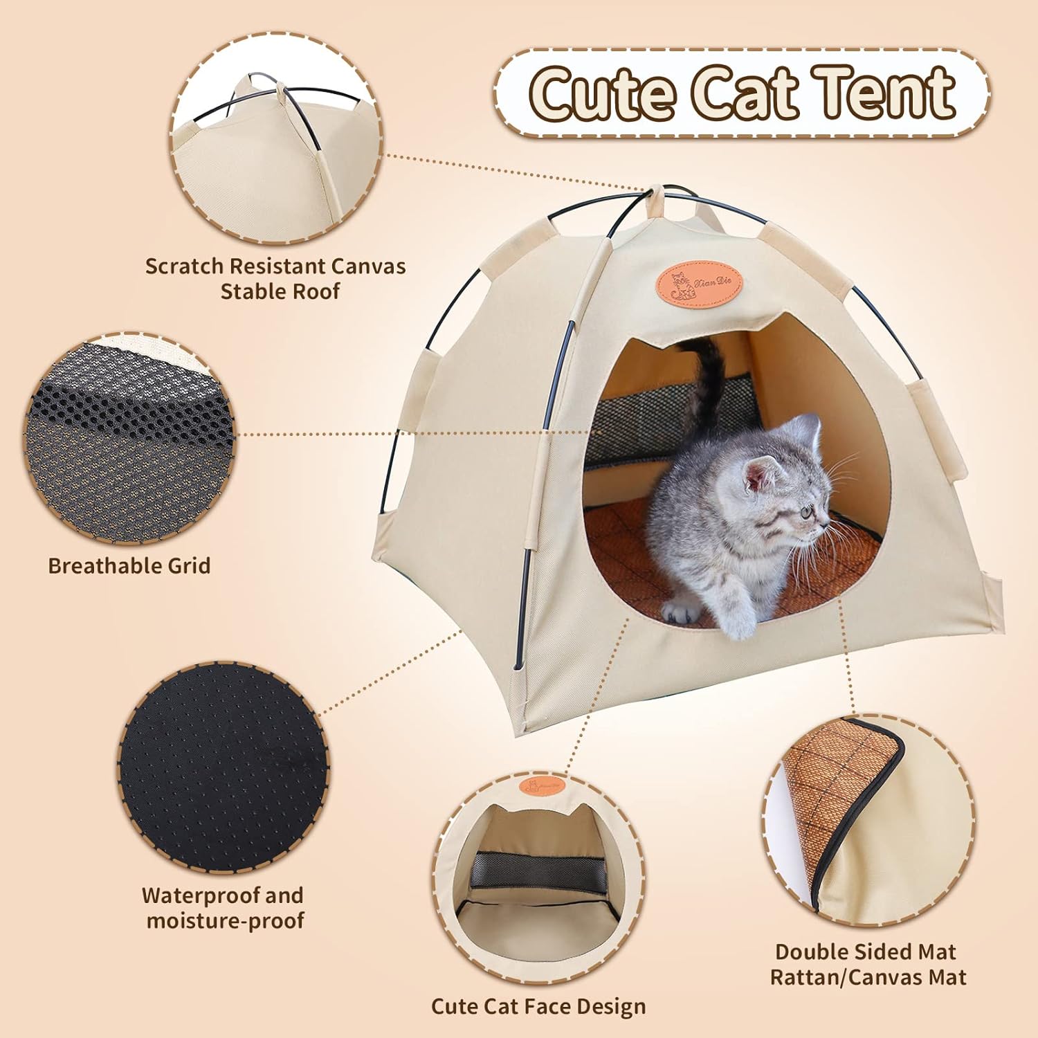 🔥49% Off Pet Essentials🥙Foldable Pet Tent