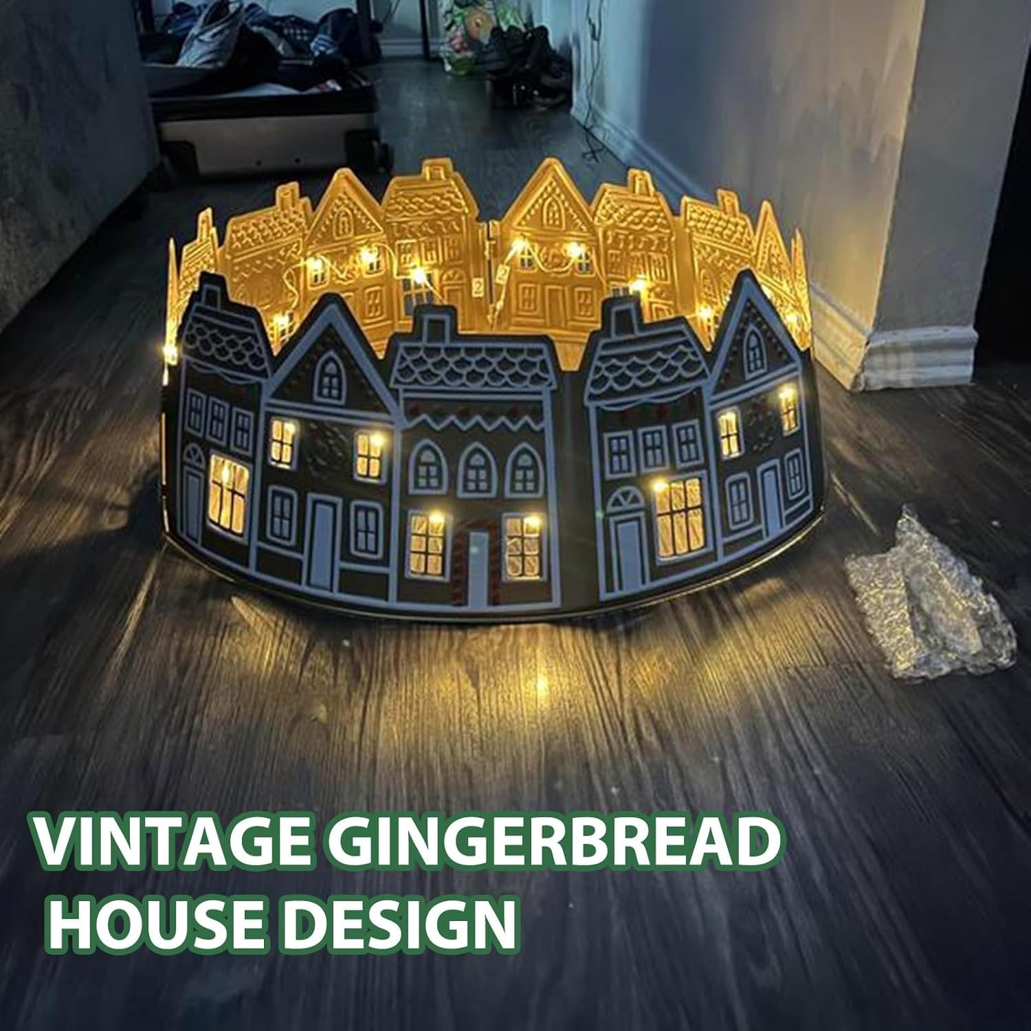 🎄Christmas Sale 49% OFF🎅LED Gingerbread ChristmasTree Collar