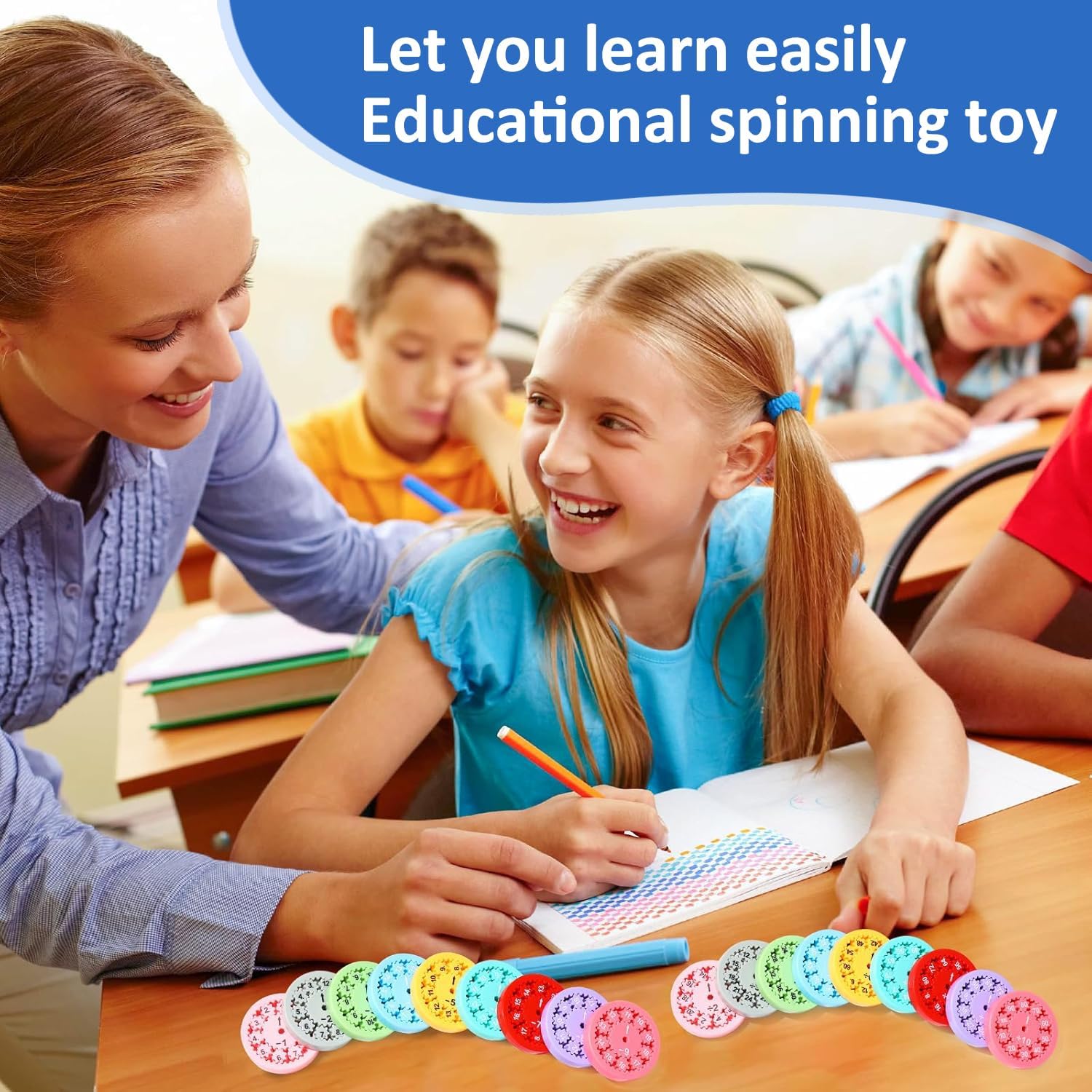 Math Fidget Spinners for Kids