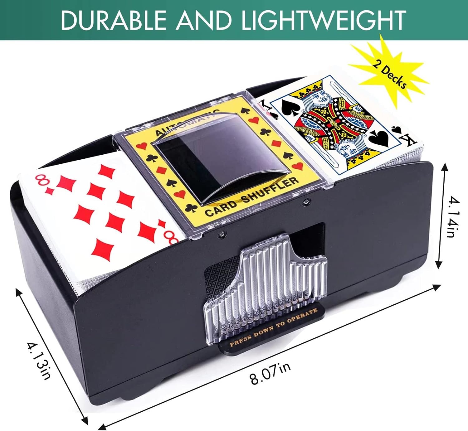 Automatic Card Shuffler 1/2/4/6 Decks