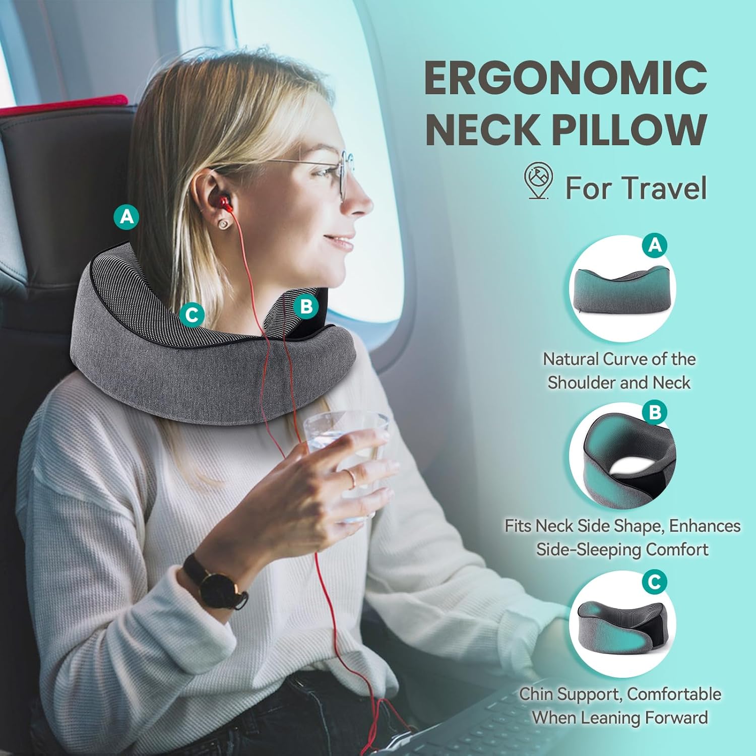 360° Support Pillows for Sleeping