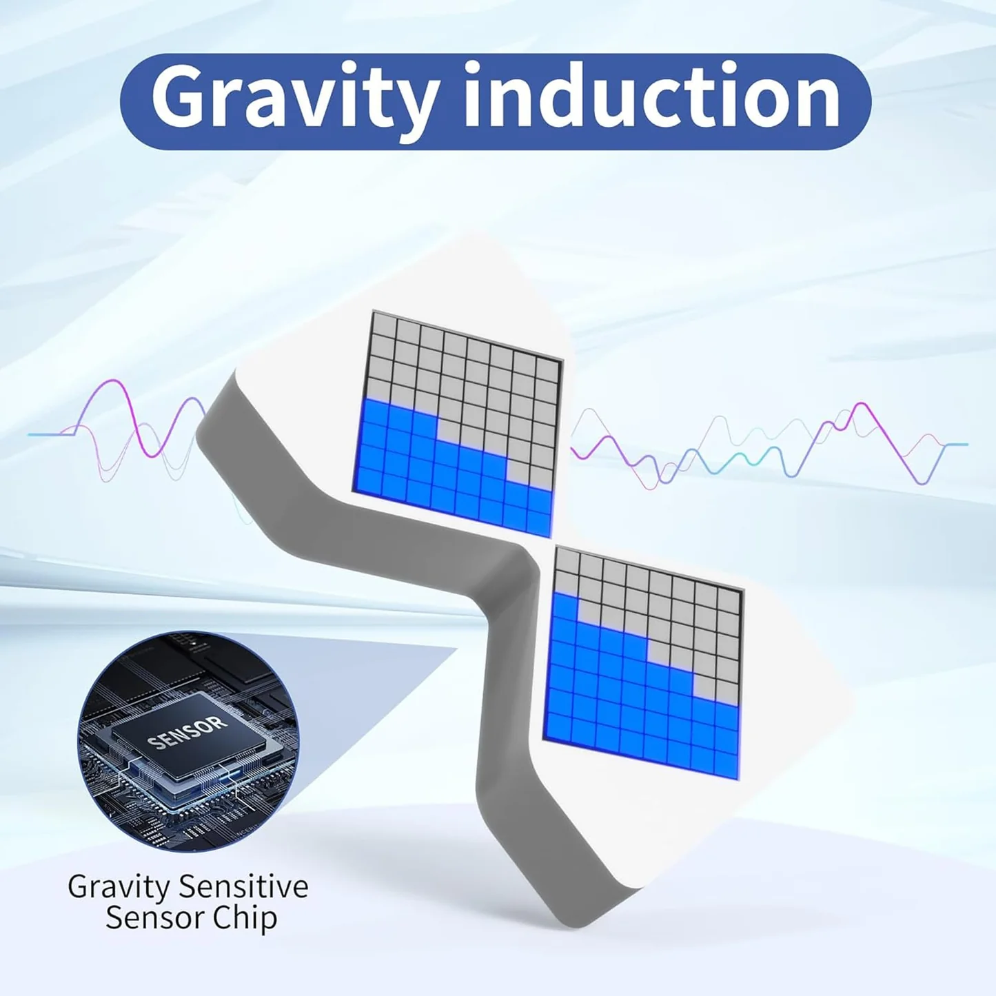 Funny LED Electronic Hourglass with Gravity Sensor