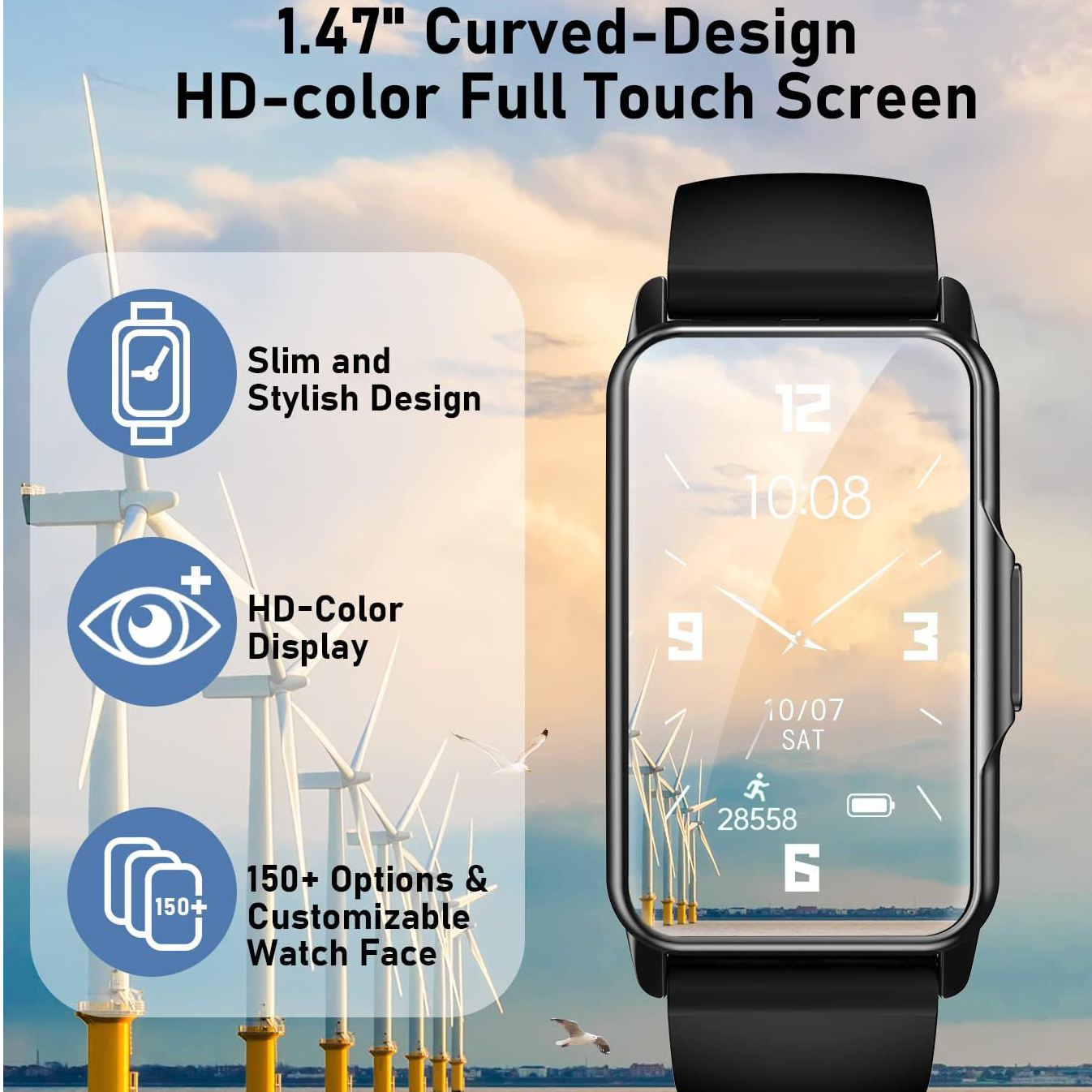 Smart Watch Health Fitness Tracker 