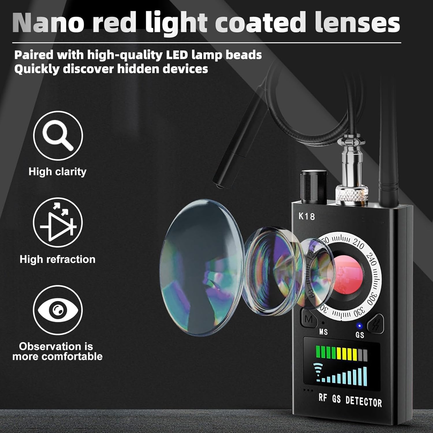 ✨LAST DAY ONLY 49% OFF🔥Wall 2024 Hidden Camera Detector