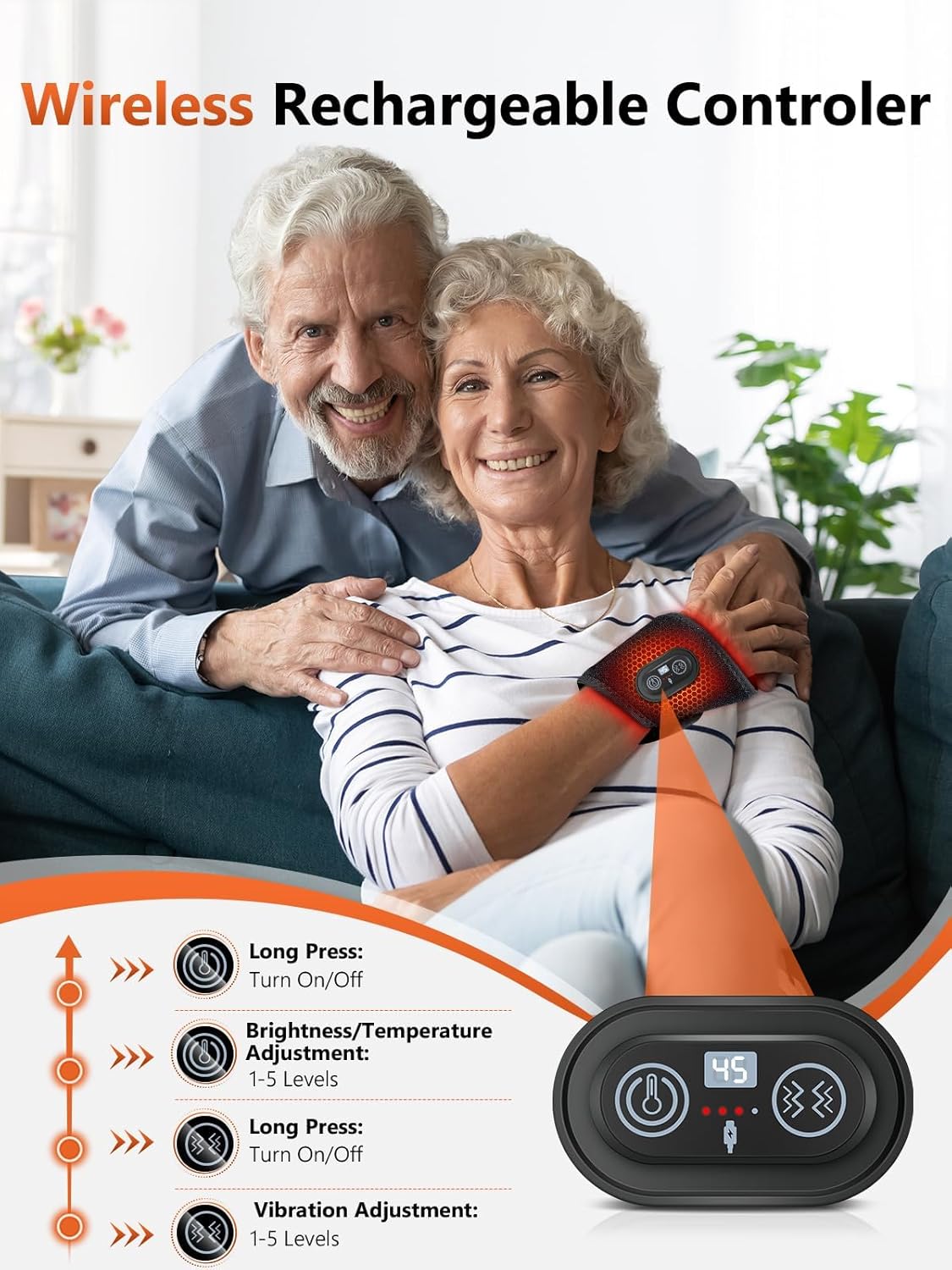 Red Light Therapy Wrist Massager Faster Recovery Pain Relief