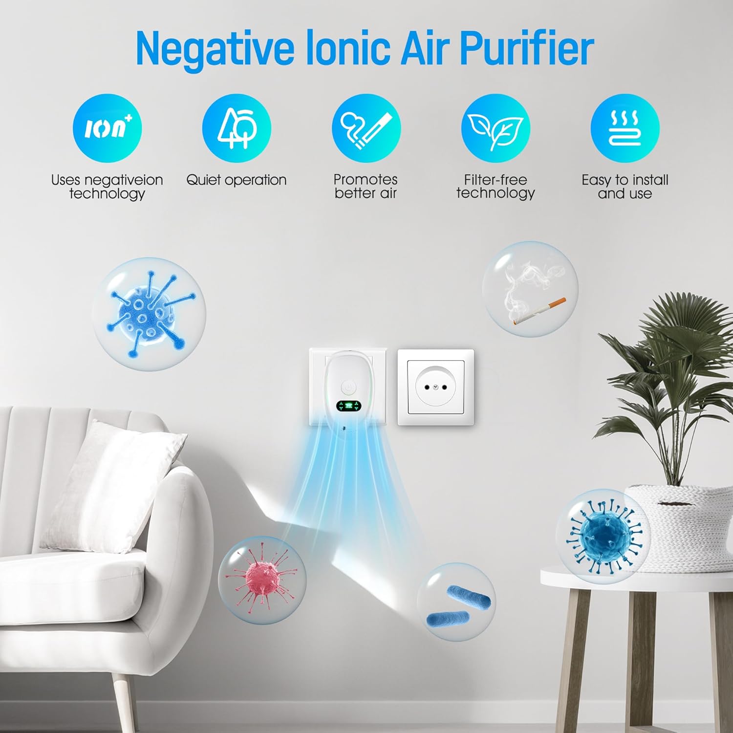 Plug-In Air Purifier that Kills Mold Spores