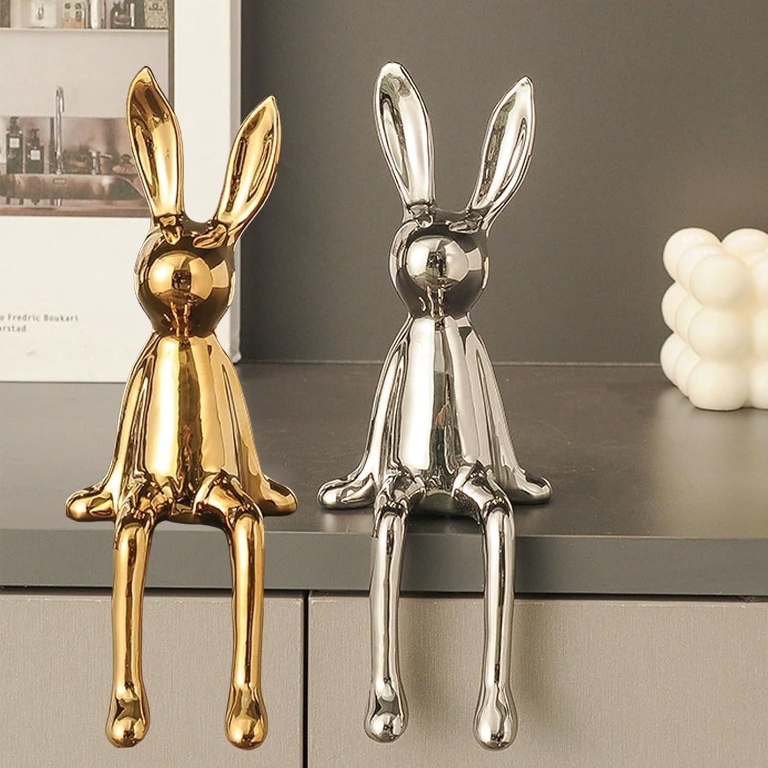 🐰🎉49% off -Golden Bunny Decorative Rabbit Figurines