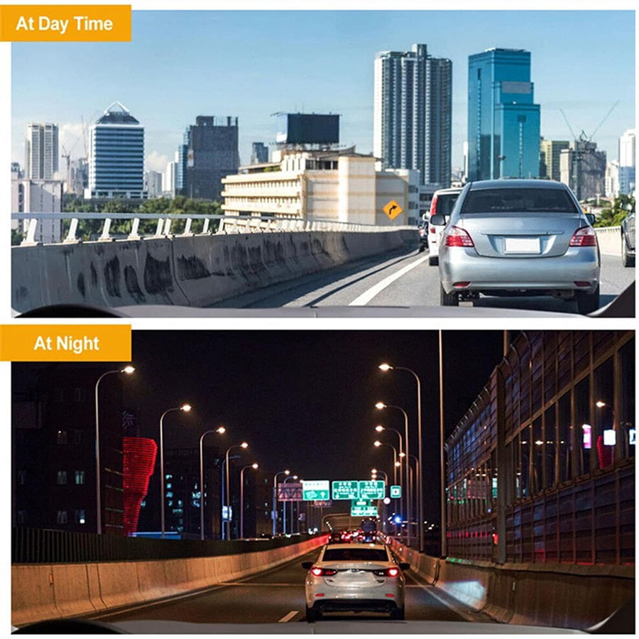 3 Channel Dash Cam Front and Inside, G-Sensor, 170°Wide Angle with Infrared Night Vision