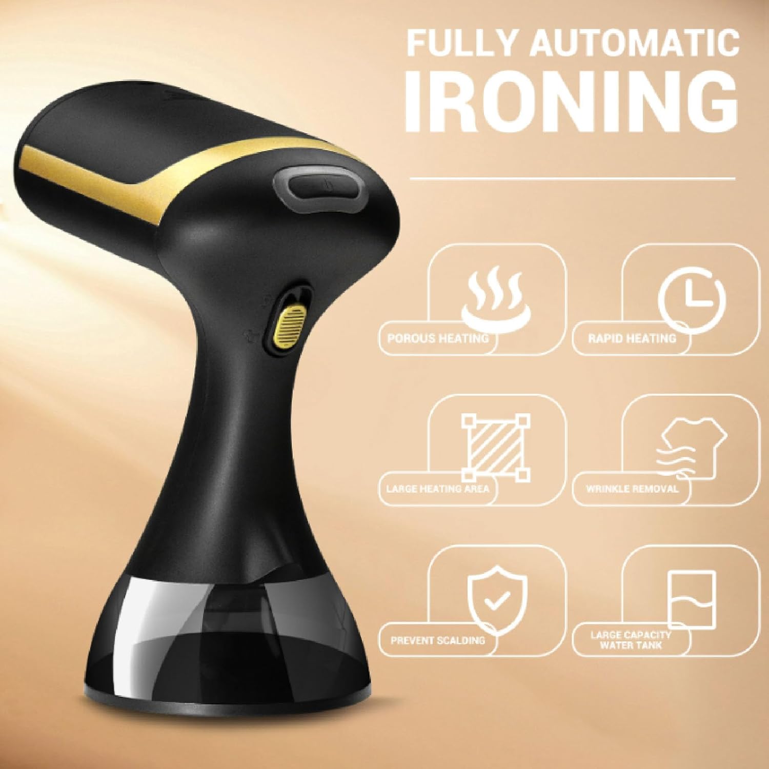 Powerful Handheld Garment Steamer - Ironing Faster and Easier