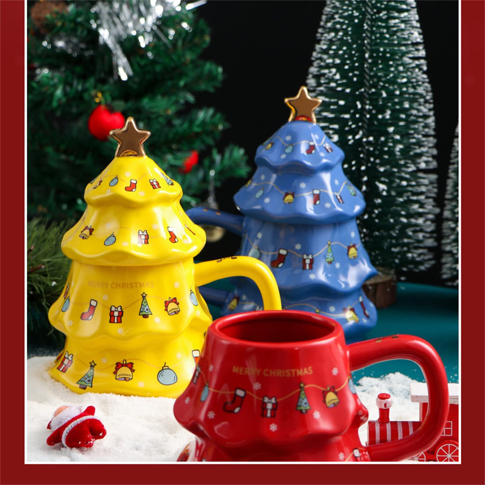 🎁The Best Gift - Creative Christmas Tree Shaped Coffee Cup
