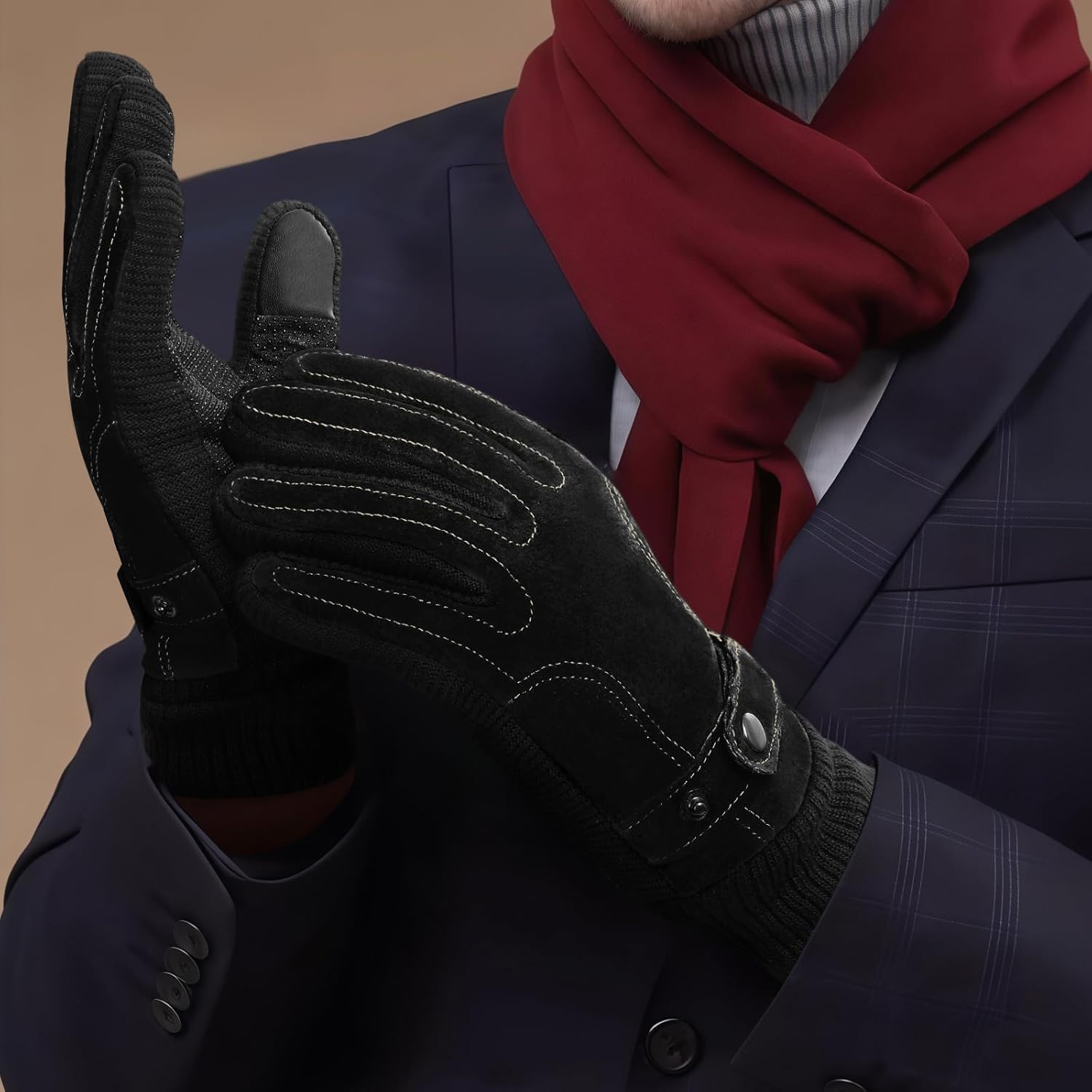 🧤 Winter Leather Gloves