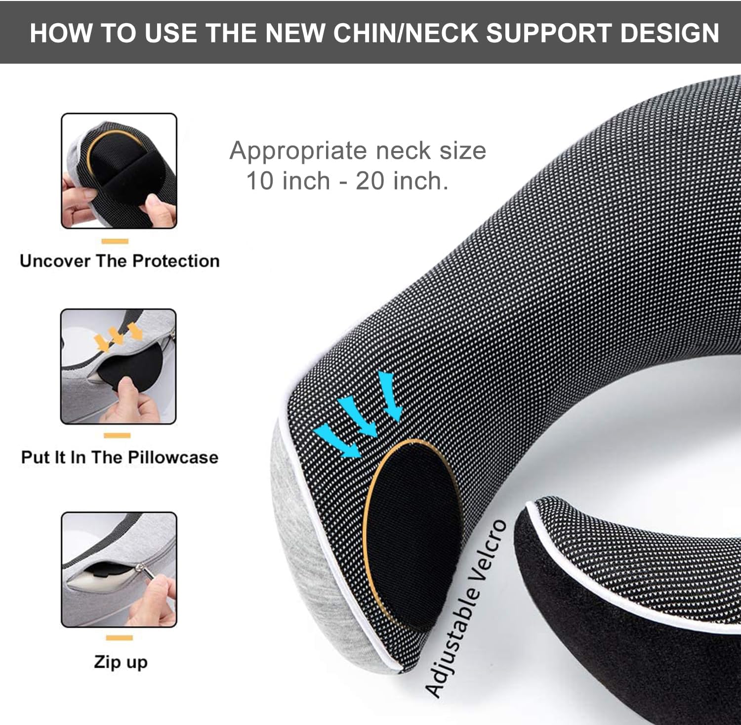 360° Support Pillows for Sleeping