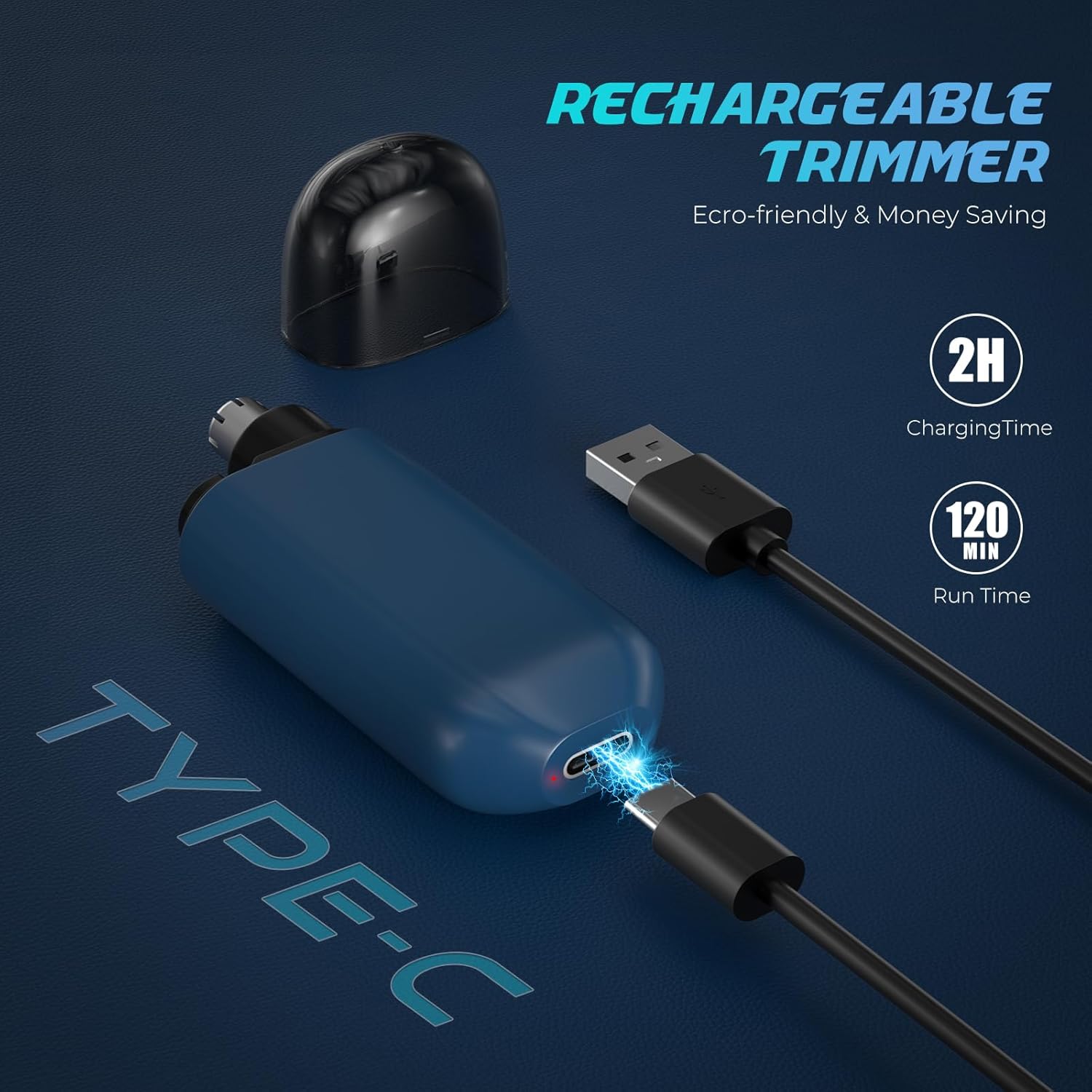 Portable Nose Hair Trimmer (Painless & Precision)