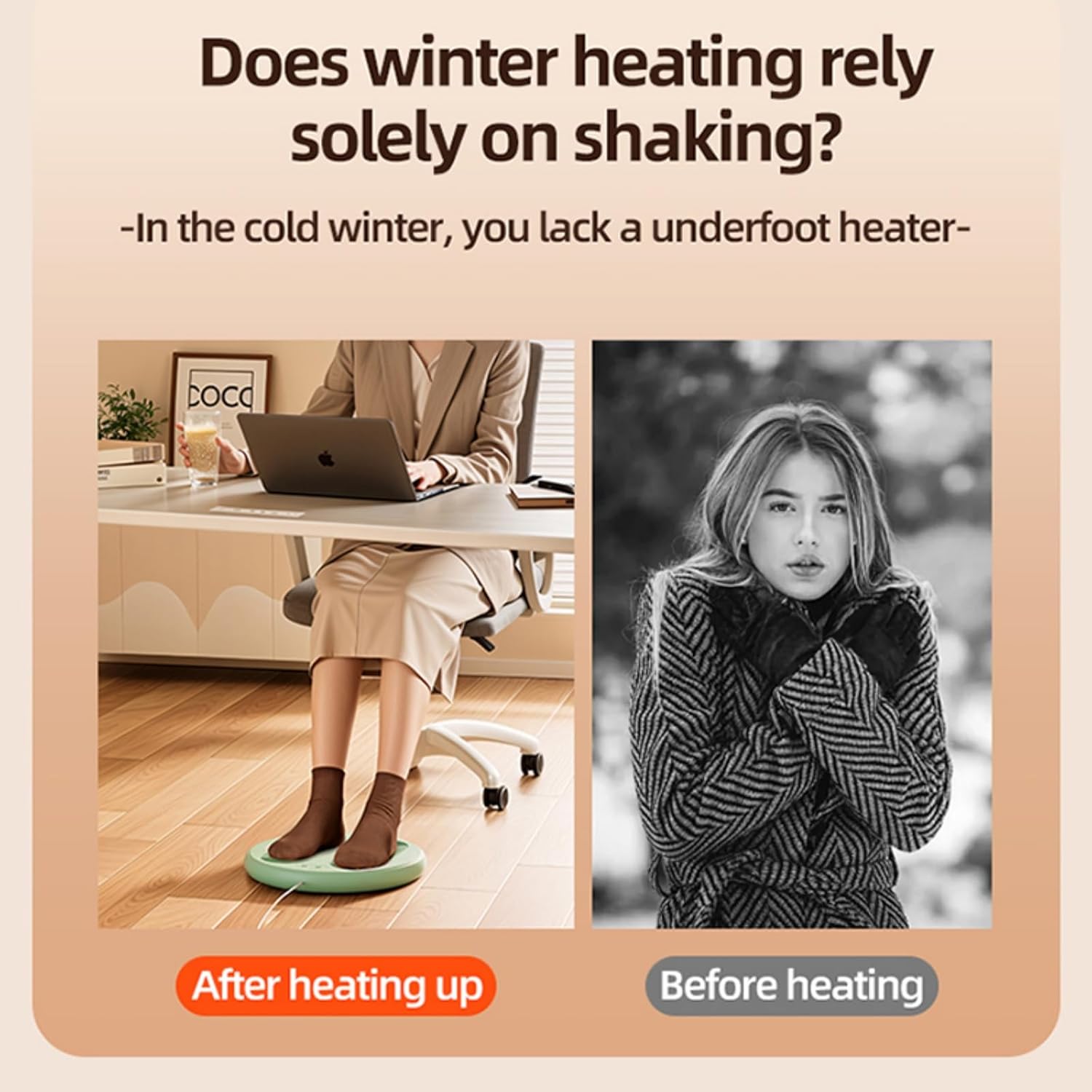 Electric Foot Massager With Heating Function