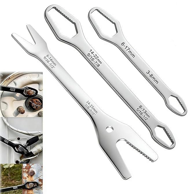 🔧 8-22mm Universal Wrench Receive