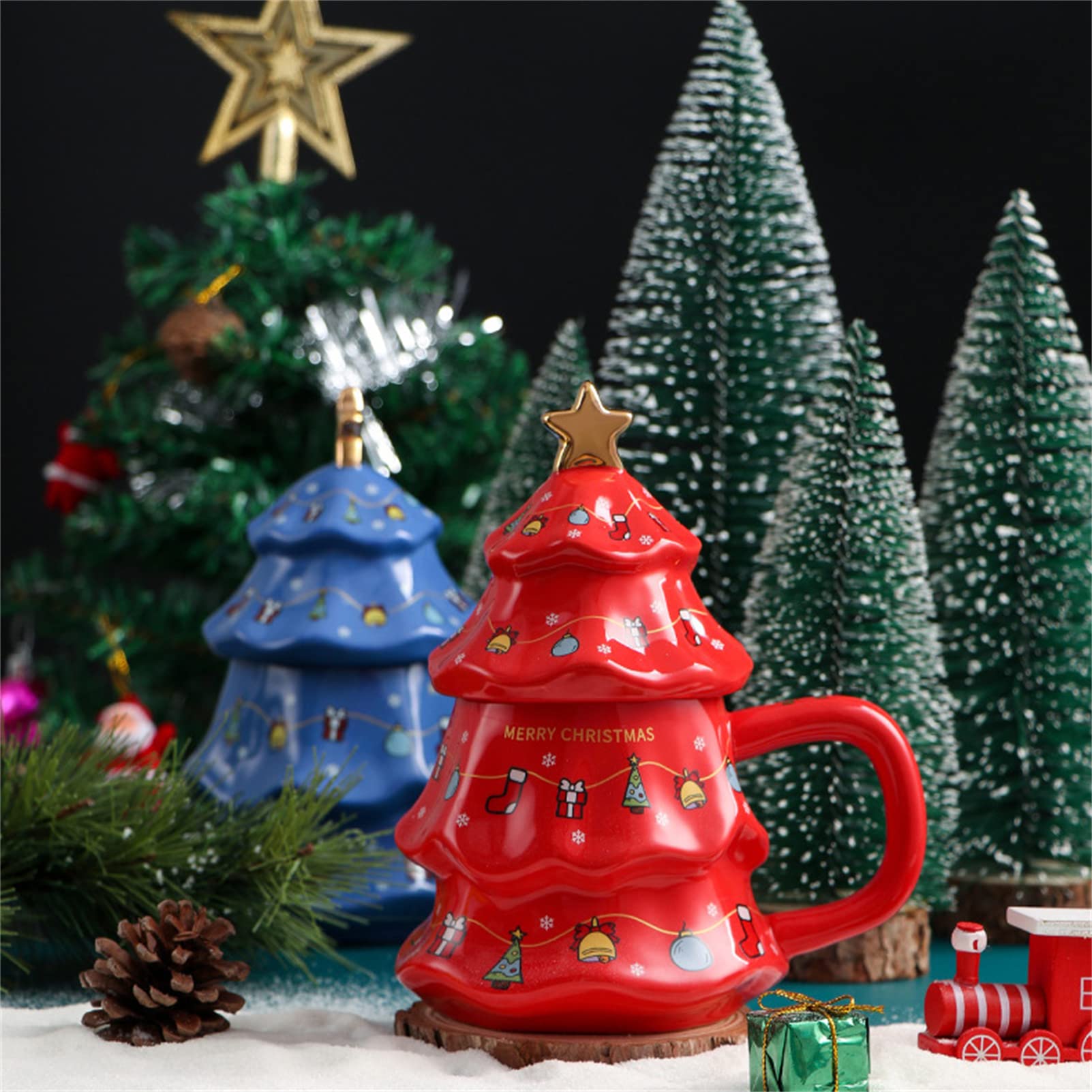 🎁The Best Gift - Creative Christmas Tree Shaped Coffee Cup