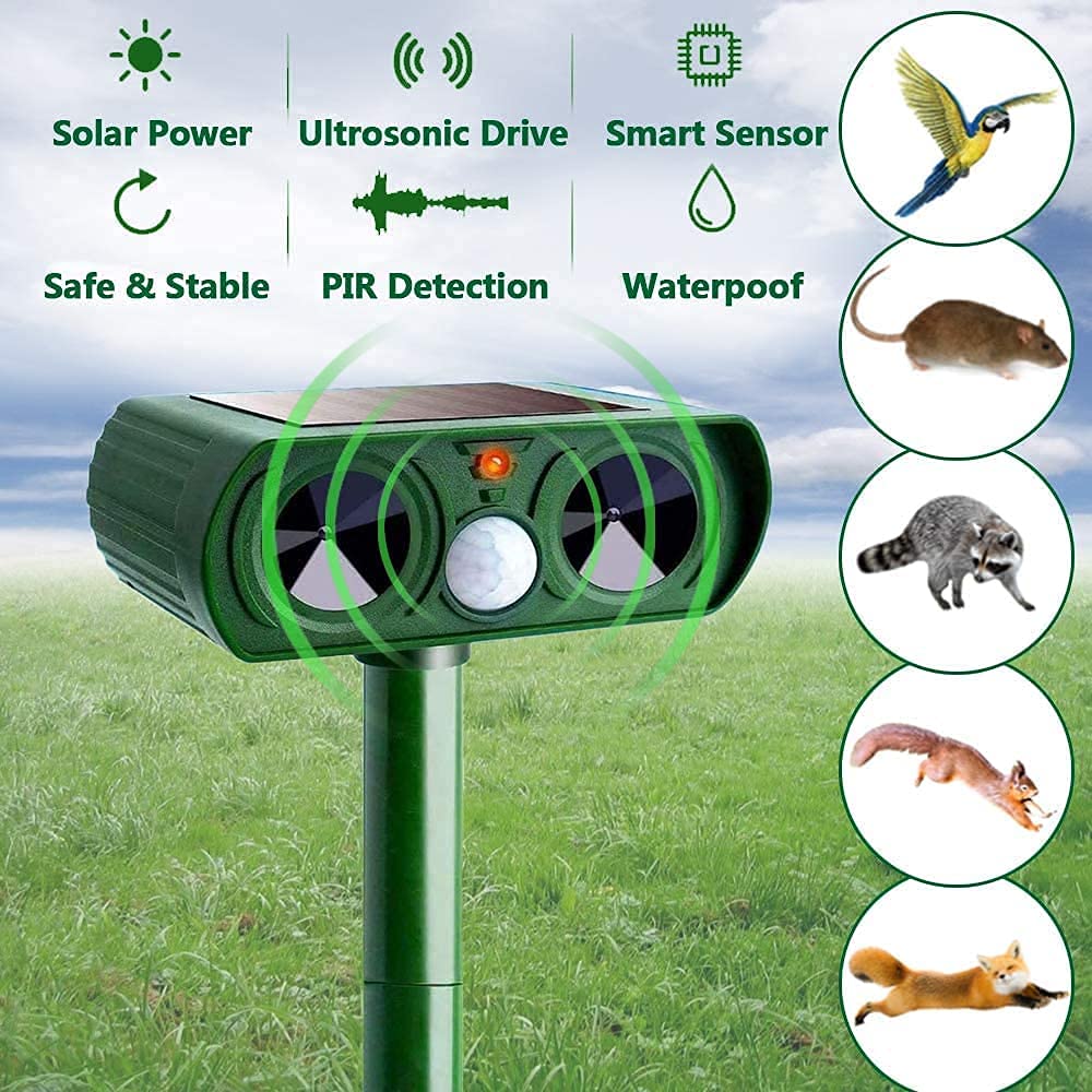 Solar Ultrasonic Mouse Repeller