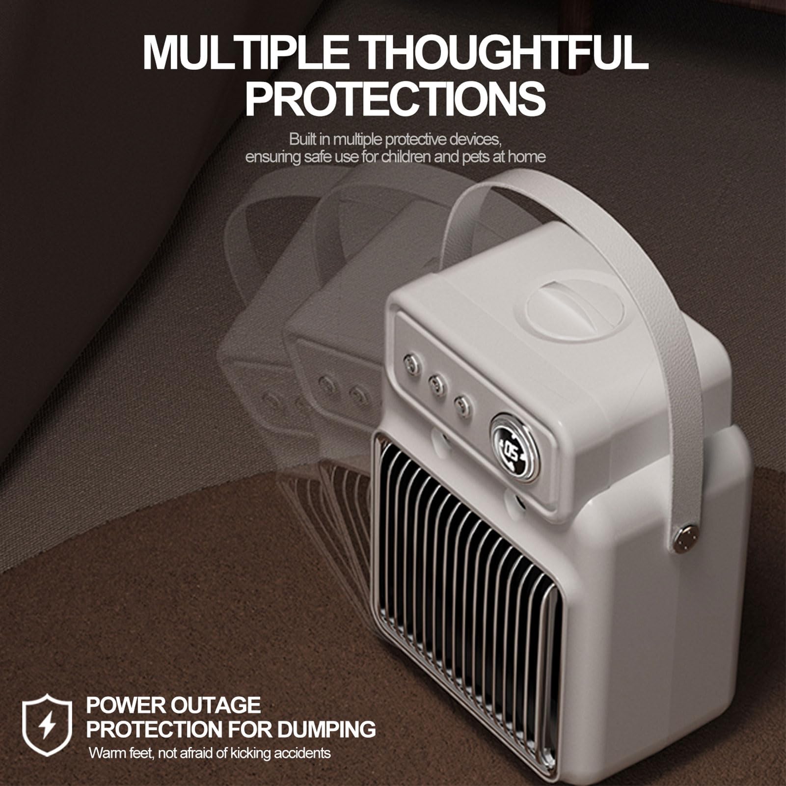 3-in-1 Electric Space Humidifier Table Heater