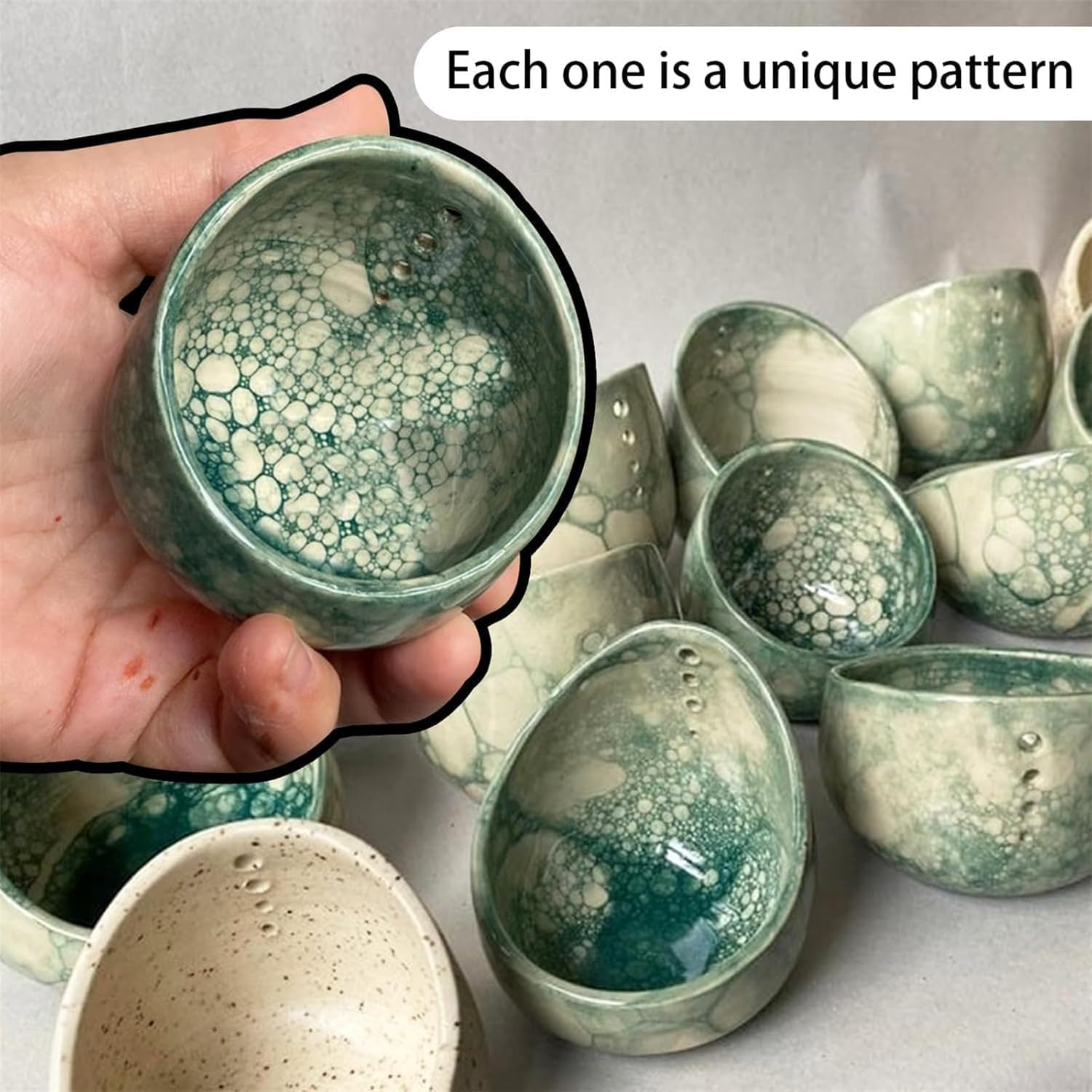 Artisan Herb Stripper Bowl – Handcrafted Kitchen Magic for Fresh Herbs