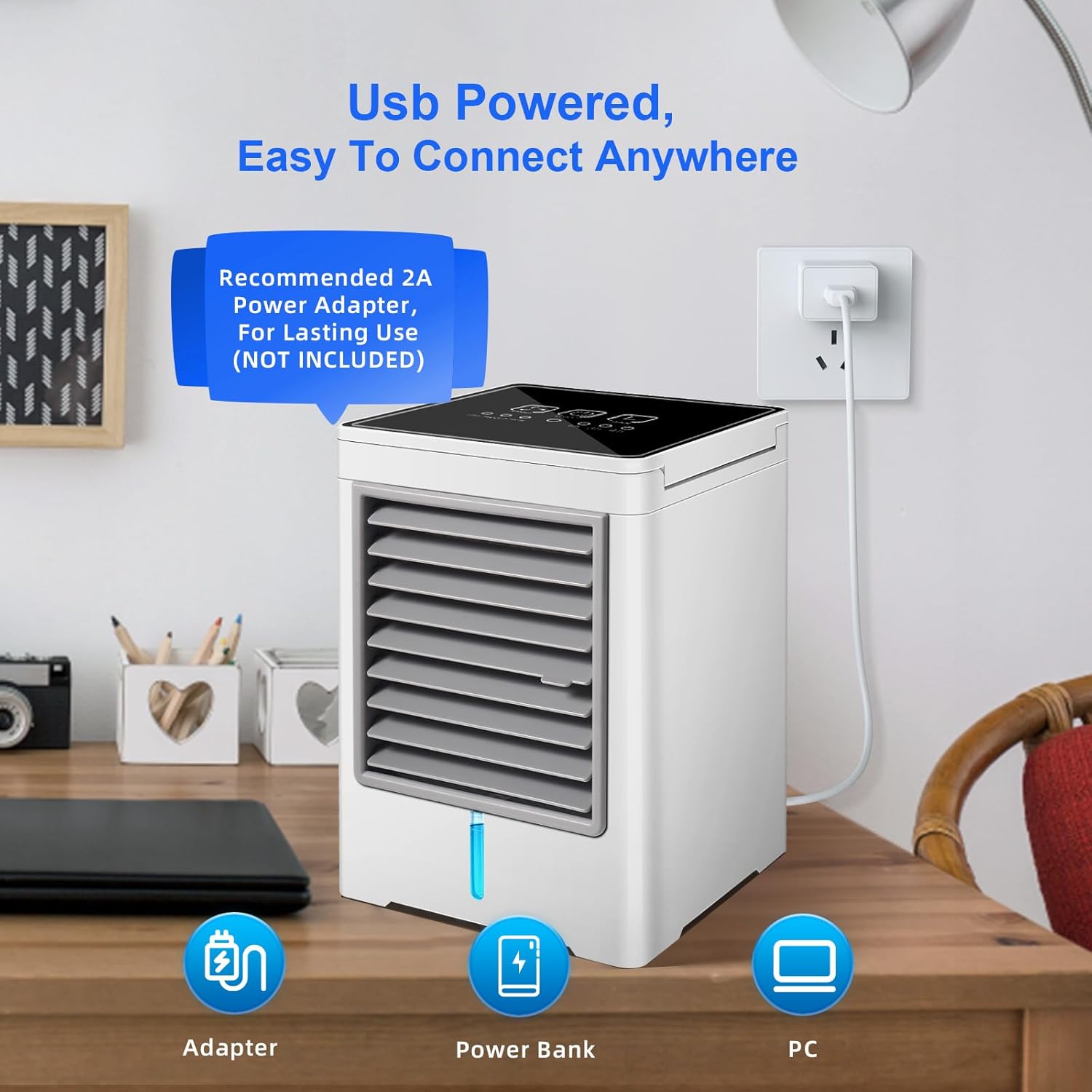 Evaporative Air Cooler with Touch Screen