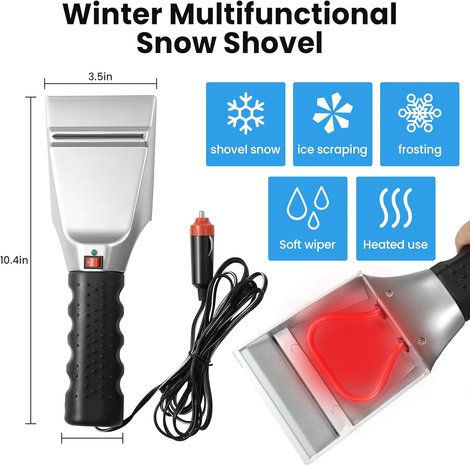 Car Heating Snow Removal Shovel