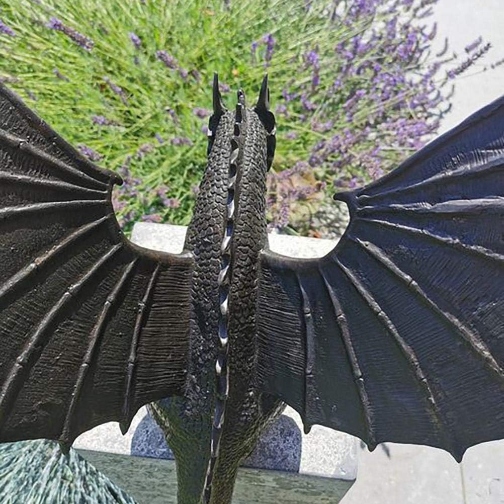 🦖Precision Casting Fire-breathing Dragon Sculpture Waterscape