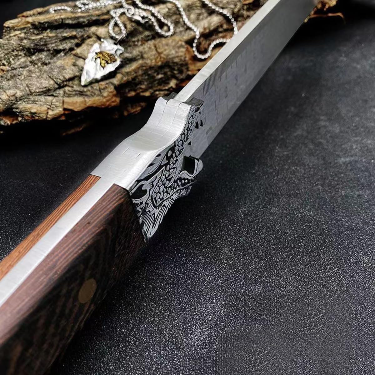 Manganese Steel Hardened Measuring Straightedge Tool Car self-defense wrench