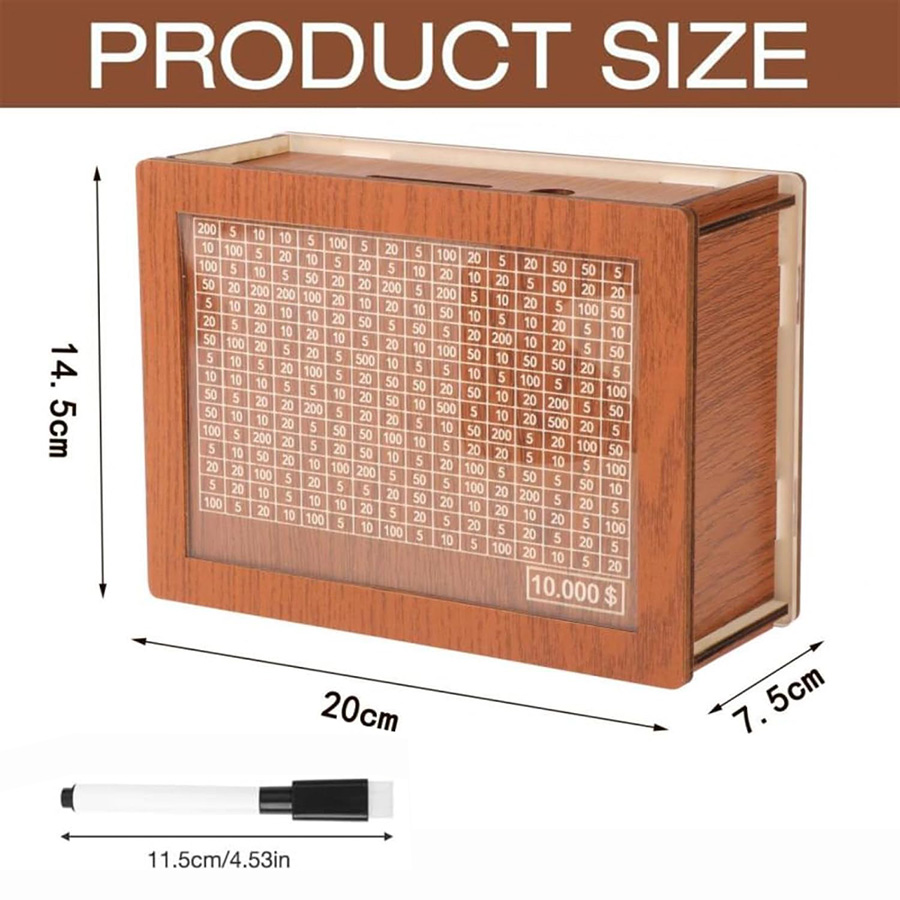 🔥New Arrivals 50% off🔥Retro Style Wooden Money Box