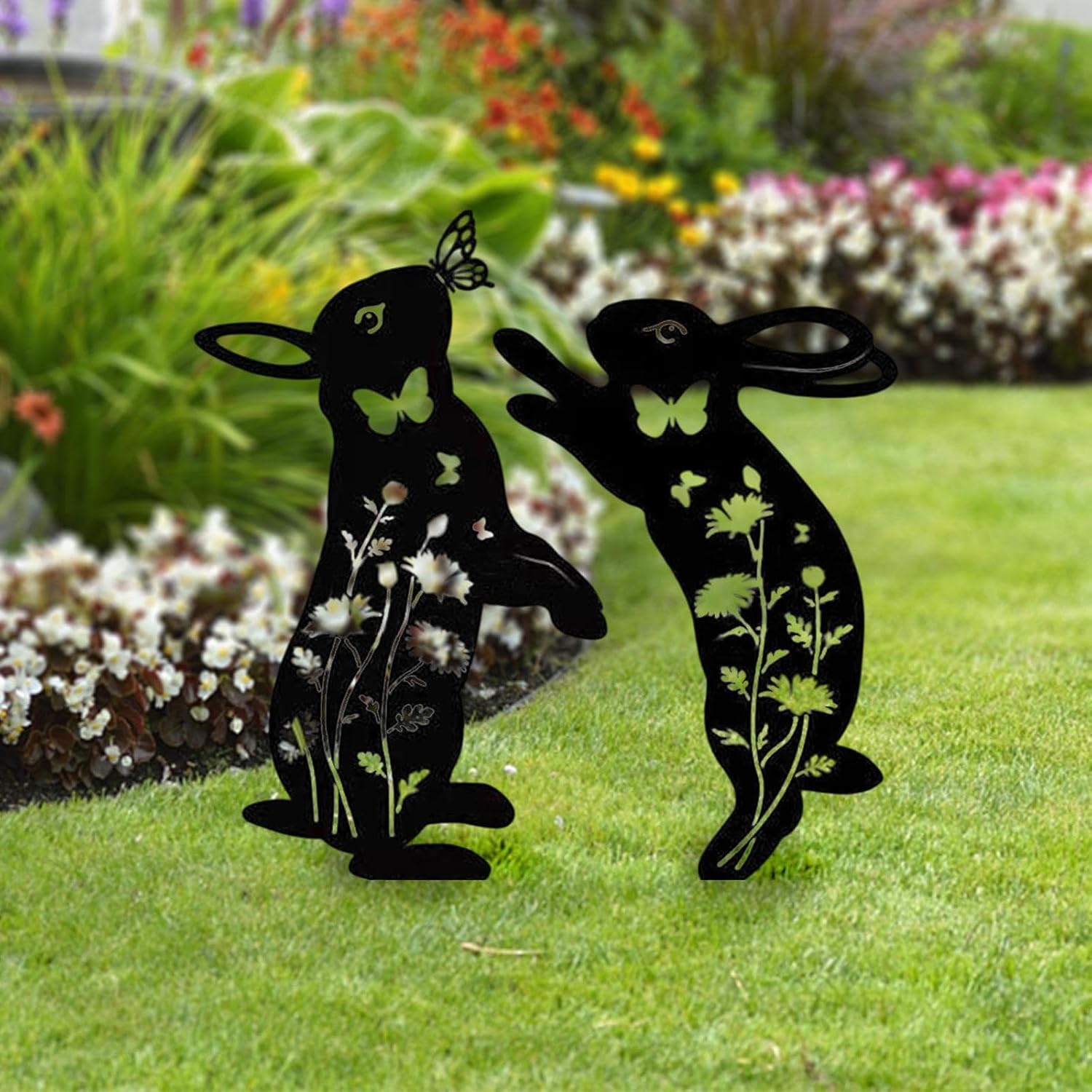 Animal Series Metal Decor for Outside Garden 