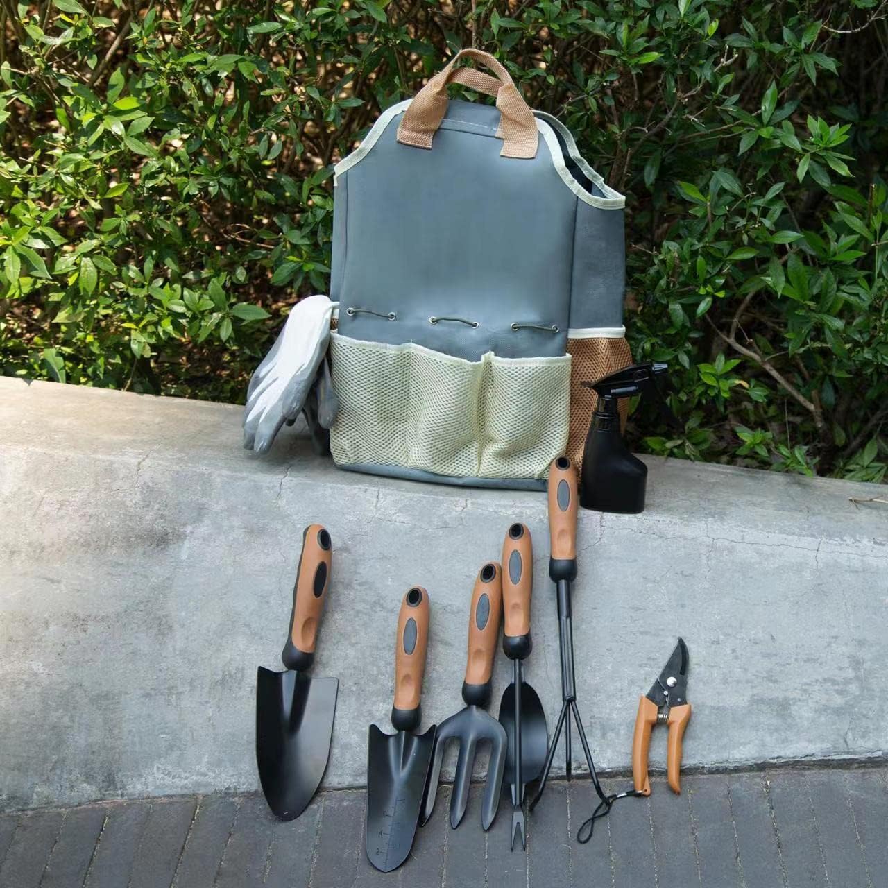 9 Pcs Stainless Steel Gardening Tools