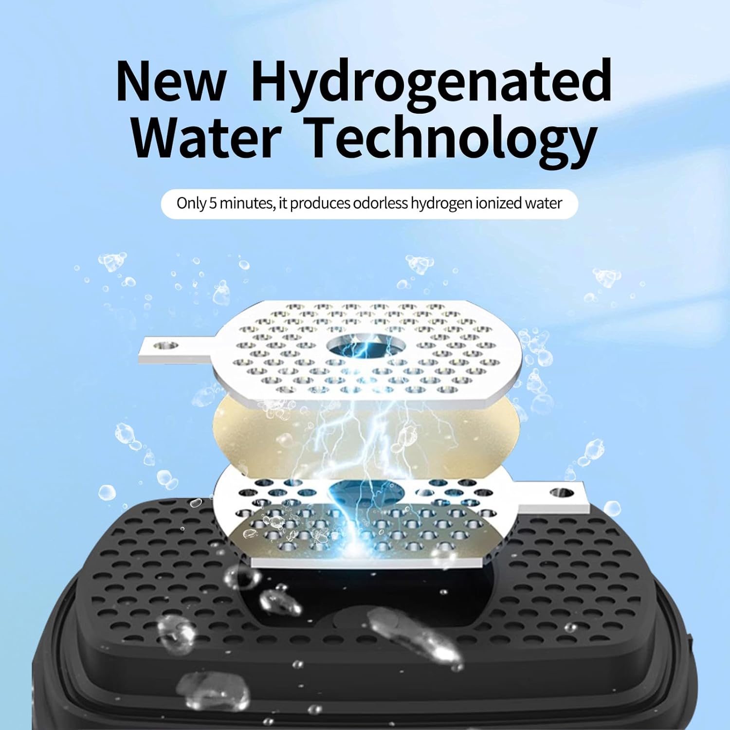 10 oz Portable Hydrogen Water Bottle