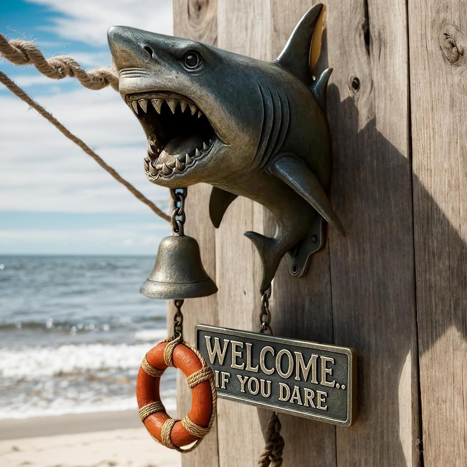 Shark Attack Wall Bell