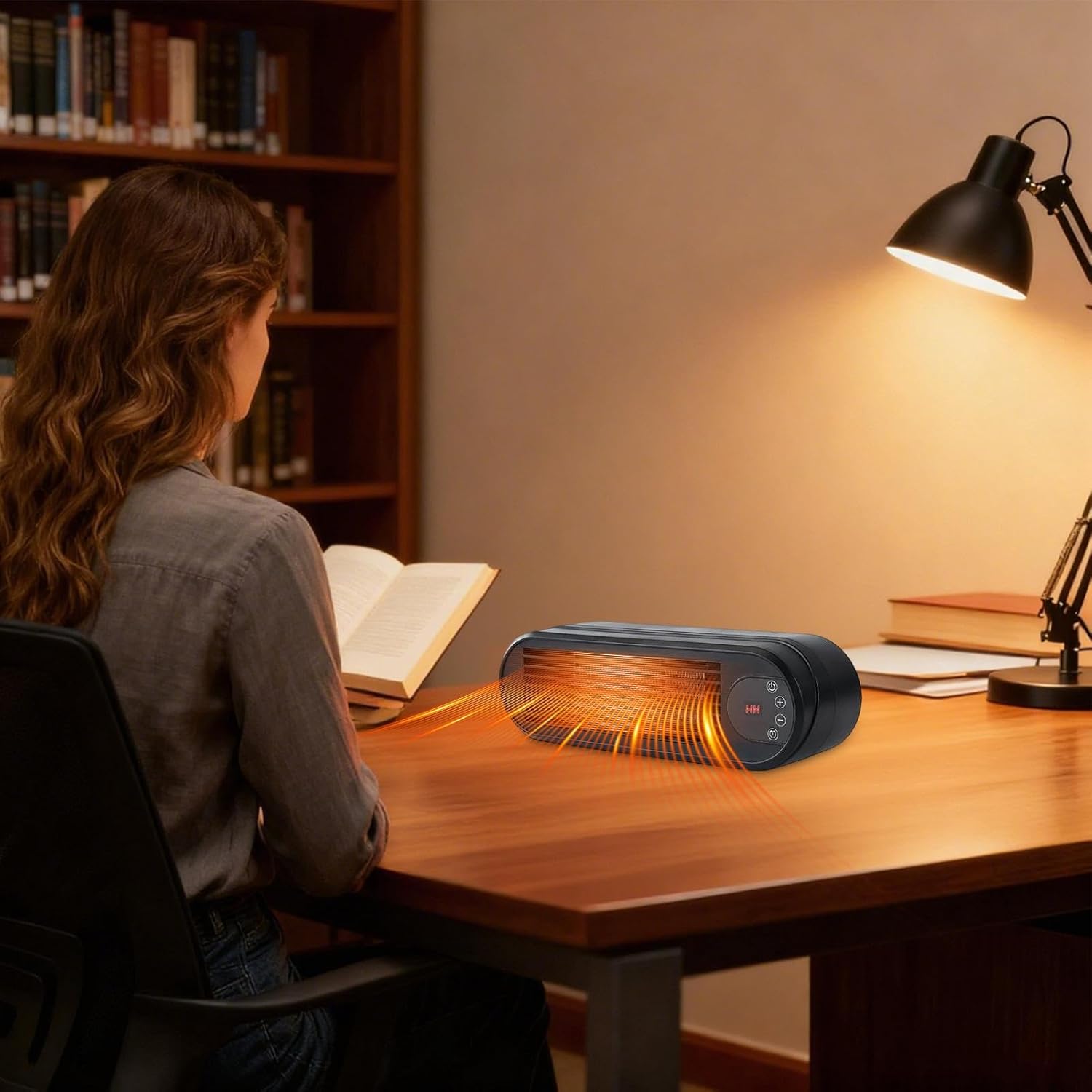 Mini Heater - 2-Speed Adjustable Electric Heater