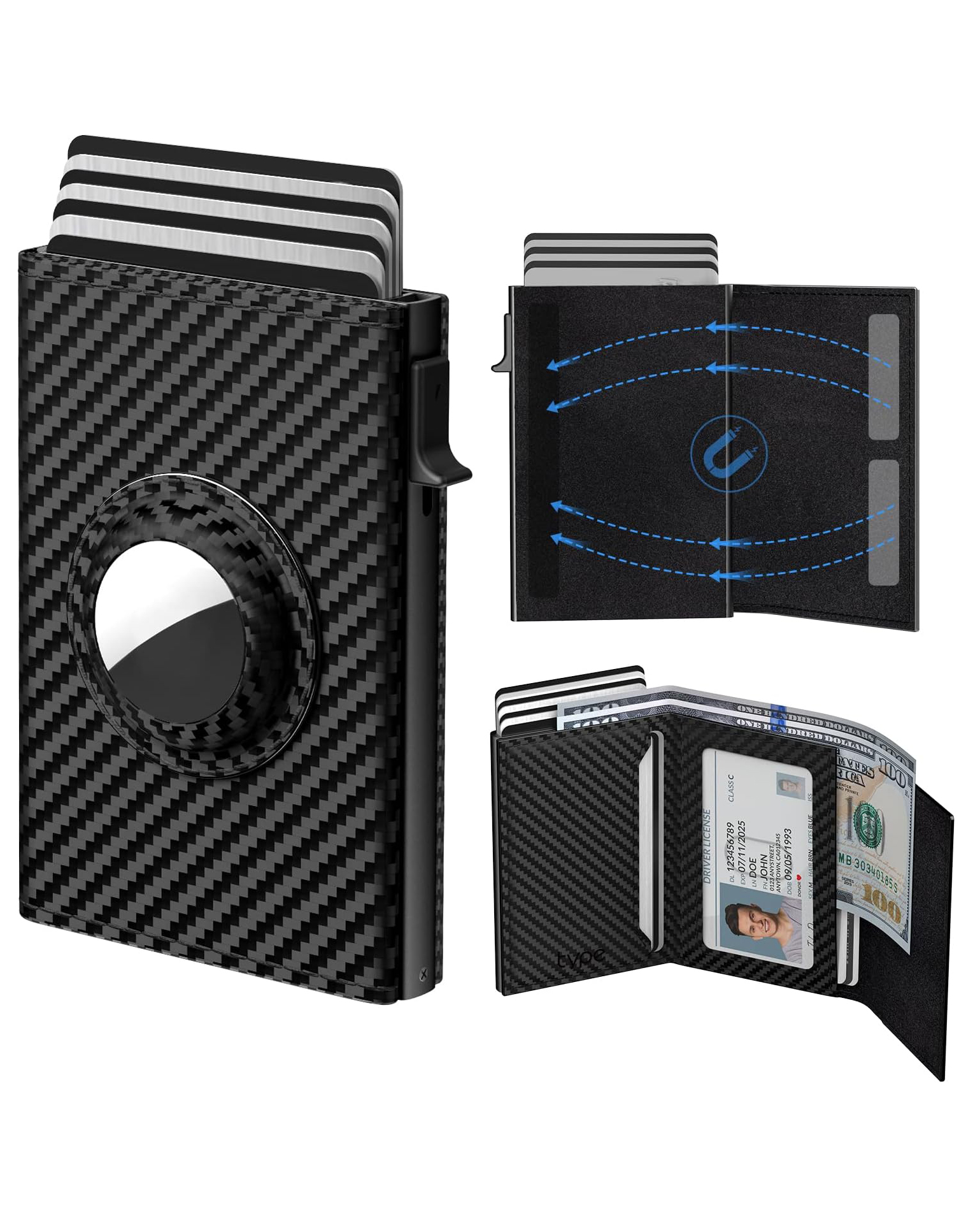 Men's Airtag Wallet – Sleek Security Meets Military-Grade Durability
