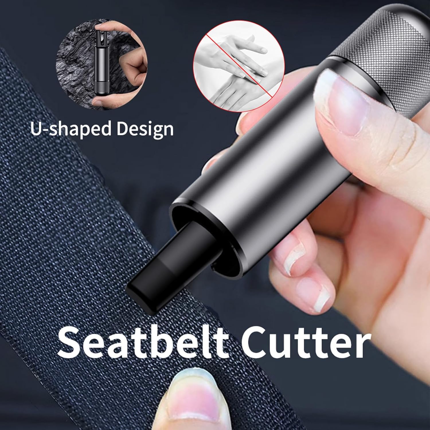 Multi-Function Life Hammer With Testing Kit and Car Holder