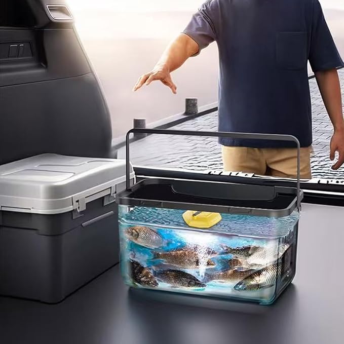 IPX7 Floating & Rechargeable Bait Bucket Aerator