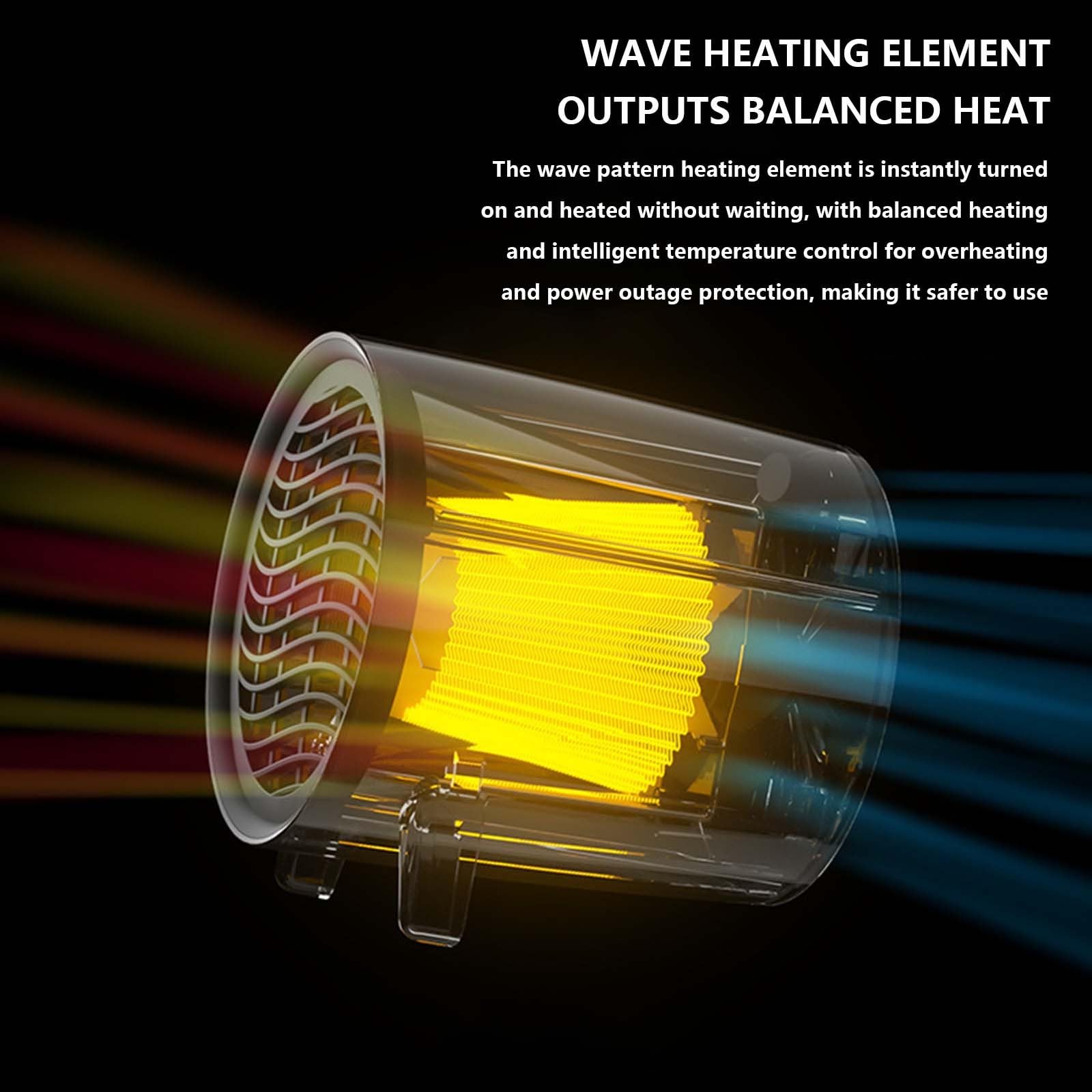 Tabletop Electric Desk Heater