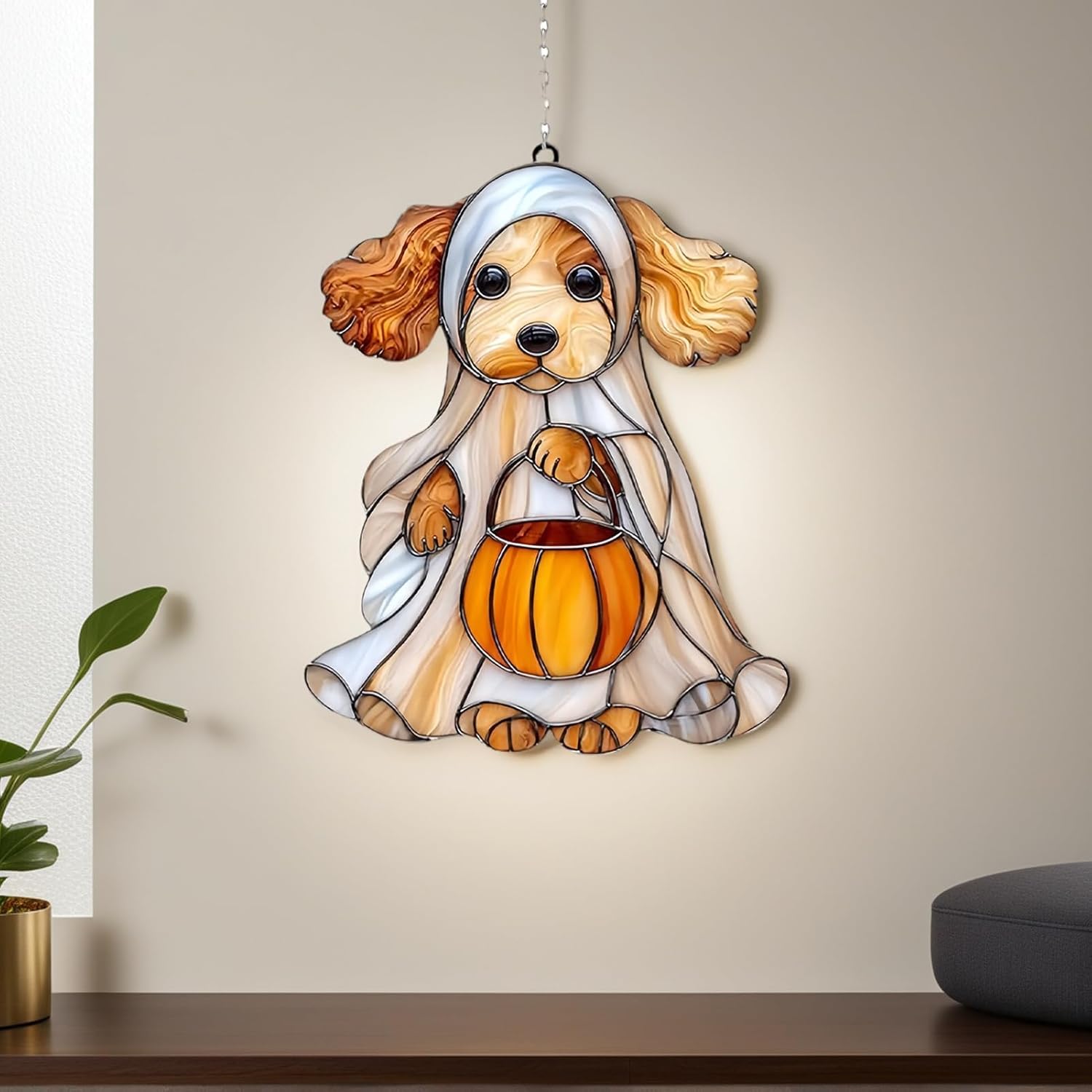 🎃Halloween Ghost Animal Pumpkin Suncatcher Window Decor