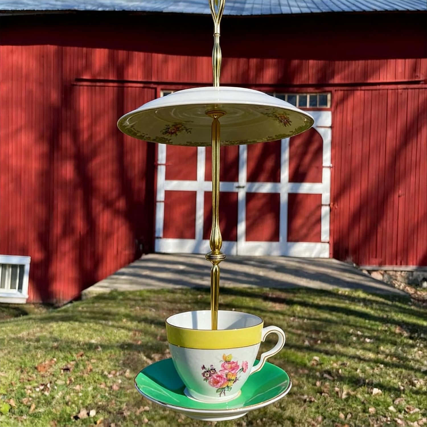 🔥LAST DAY 50% OFF - 🐦Bird Tea Party:  Ceramic Teacup Birdfeeder