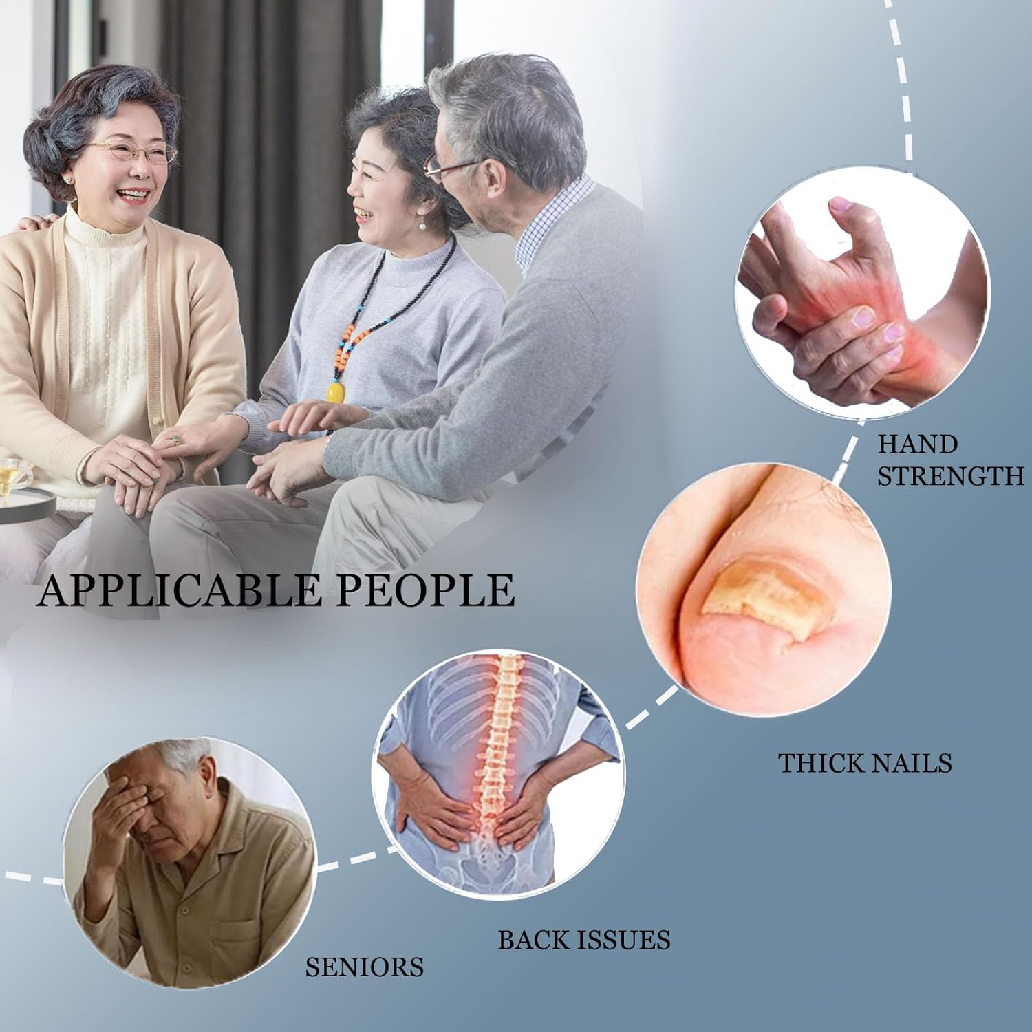 Electric Nail Clippers With Widened Blades Designed For Thick And Hard Nails