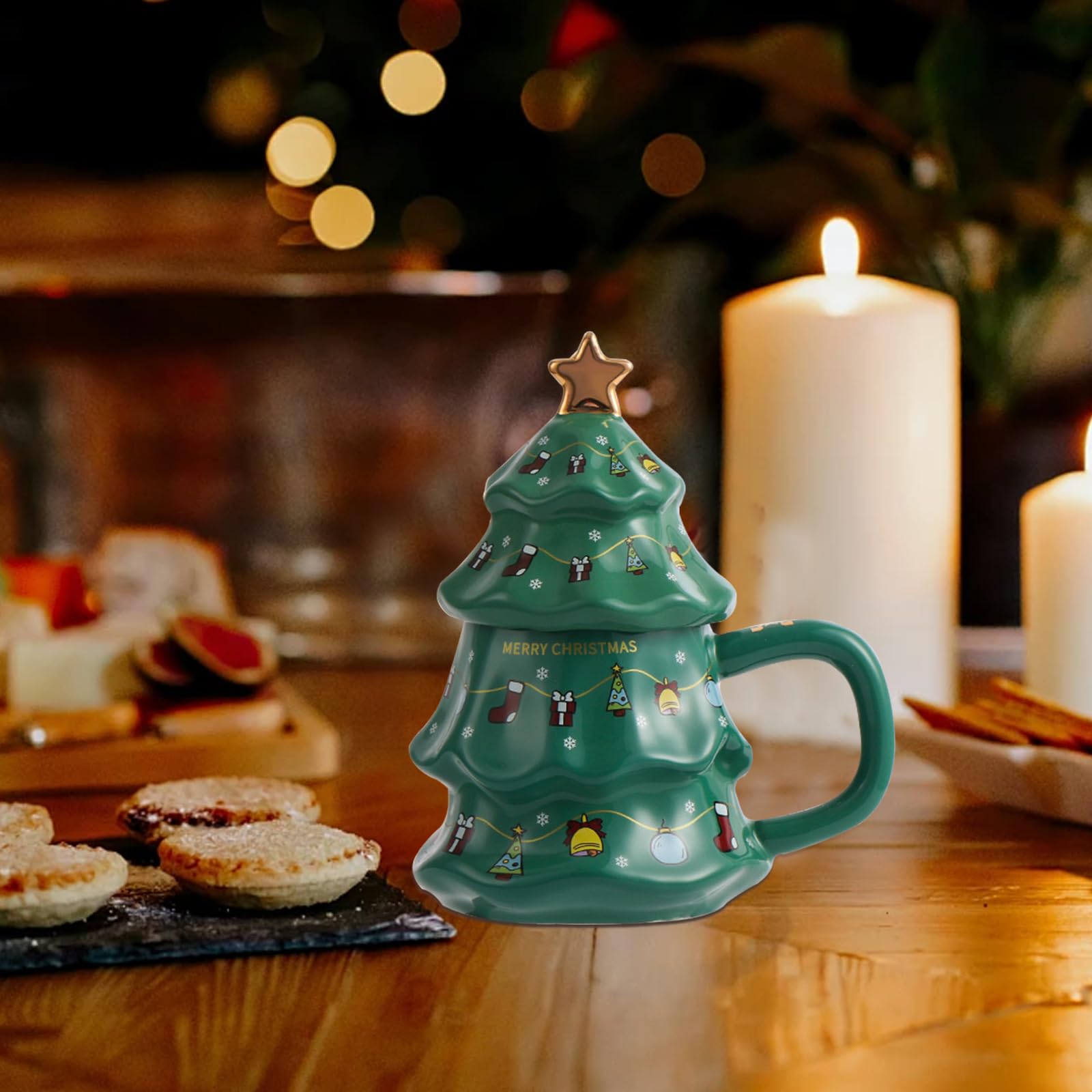 🎁The Best Gift - Creative Christmas Tree Shaped Coffee Cup