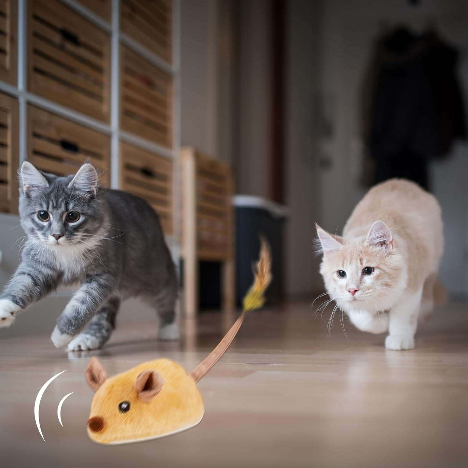 Interactive Motion-Activated Mouse Cat Toy