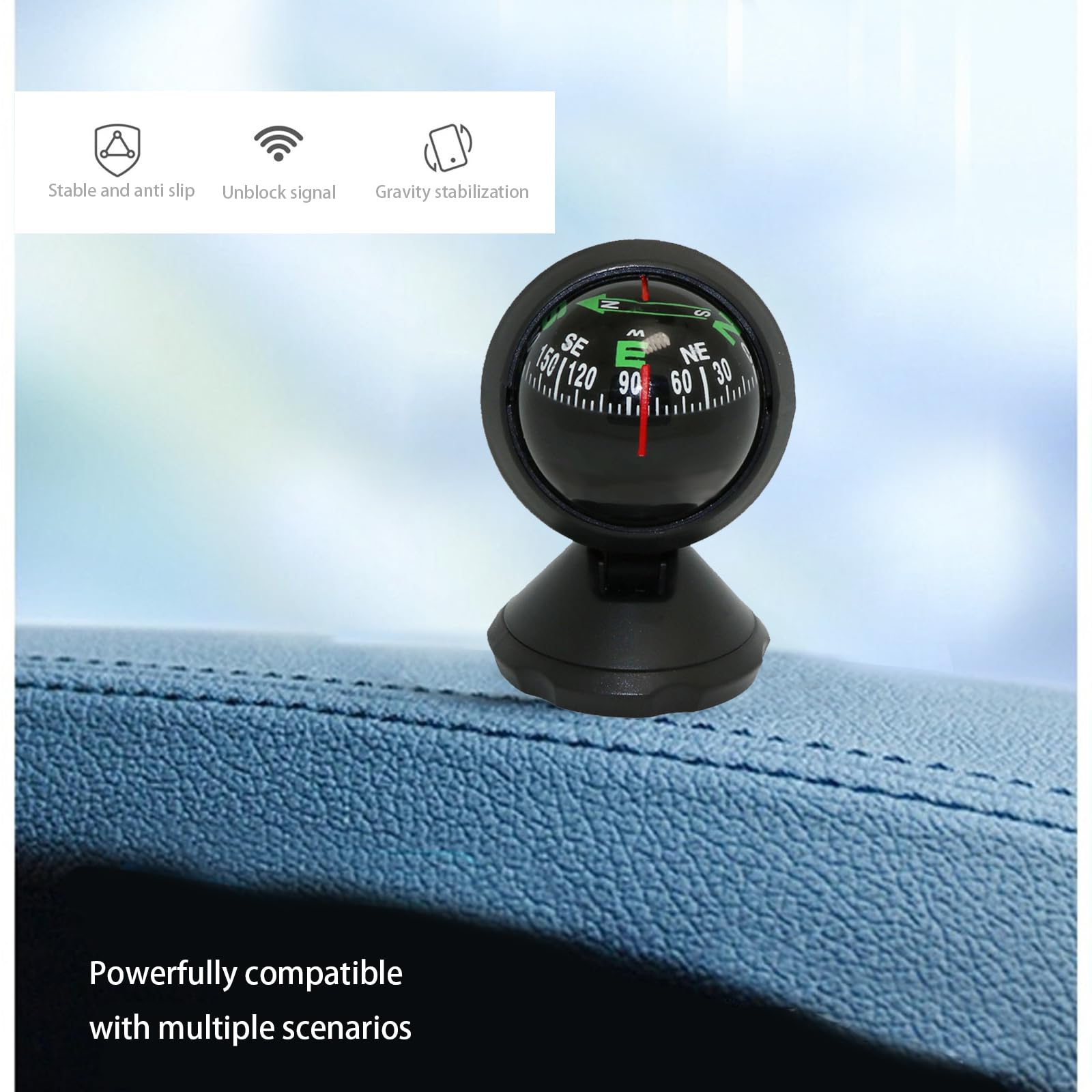 Mini Automotive Compass Ball